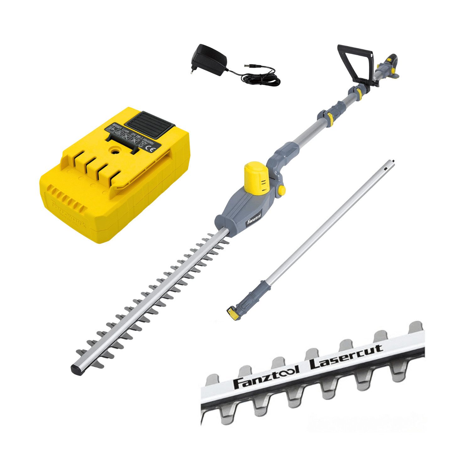 Fanztool Akku-Heckenschere Teleskop Heckenschere 14 mm günstig online kaufen