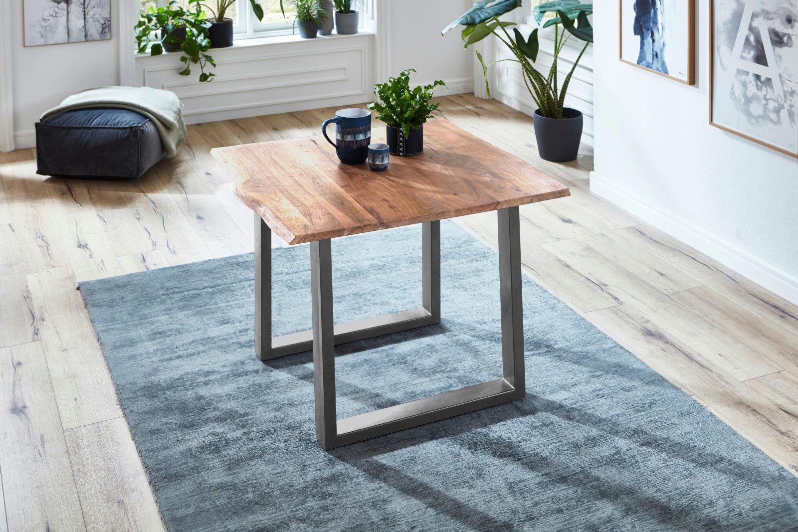 Loreno® Baumkantentisch Noah, massives Akazienholz, natürliche günstig online kaufen