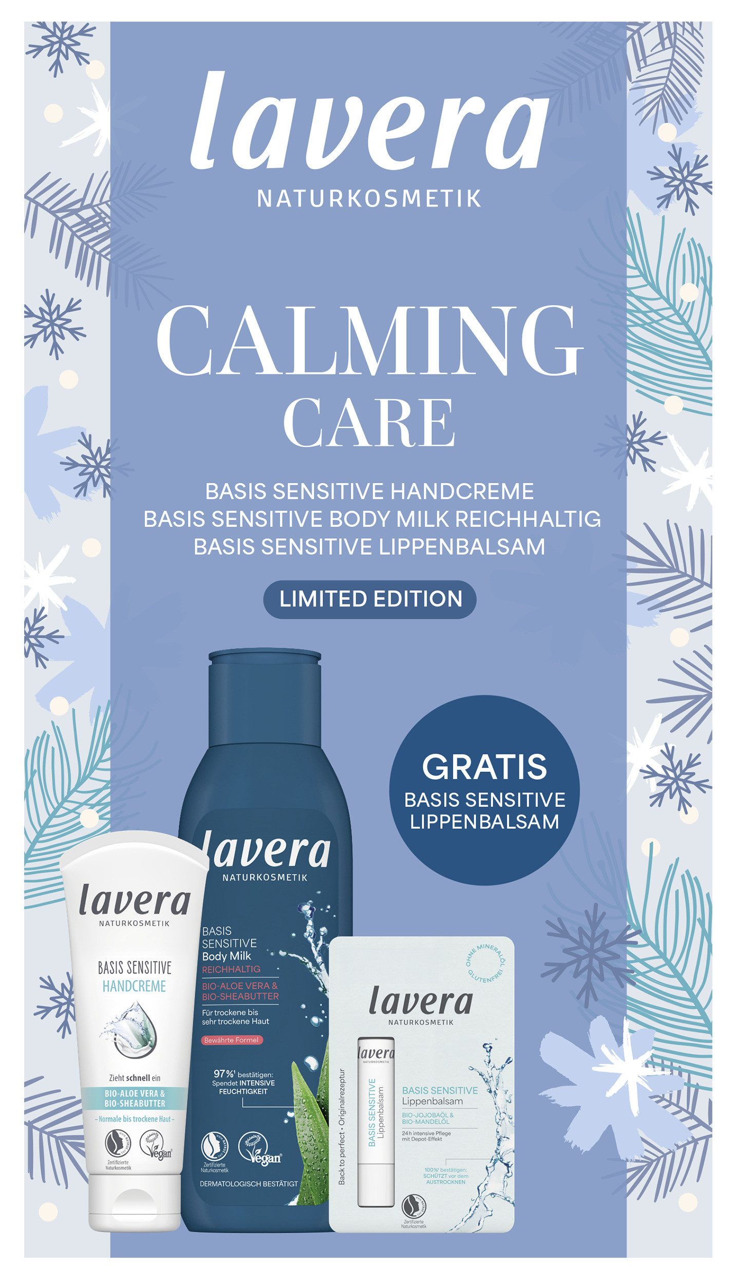 lavera Pflege-Geschenkset Geschenkset Calming Care