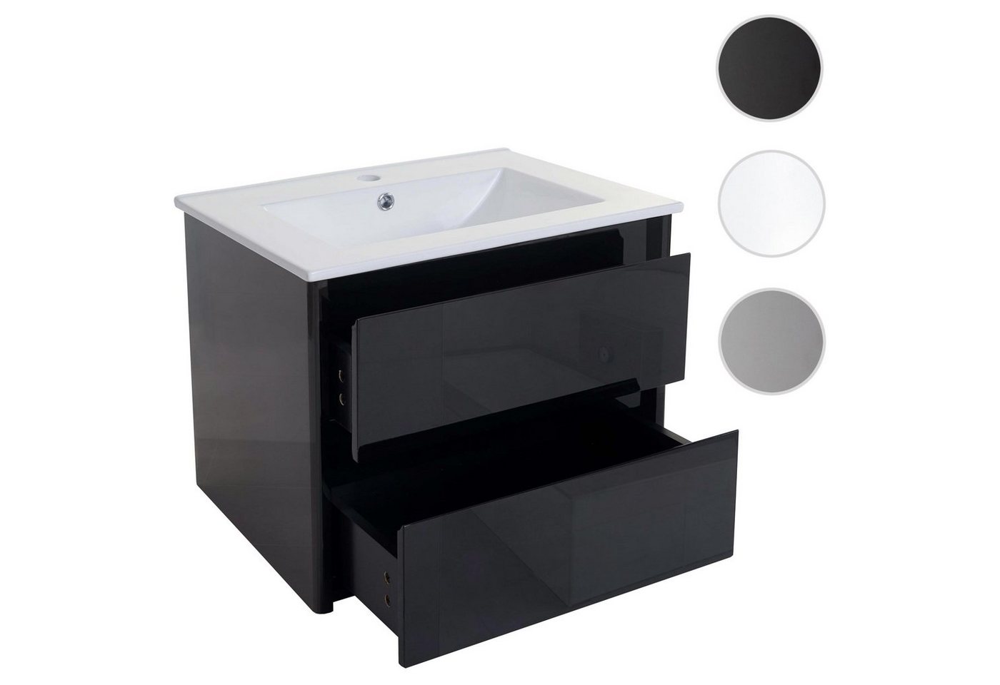 Thumbnail - MCW Waschtisch MCW-B19, Soft-Close-System, Inkl. Aussparung für Siphon