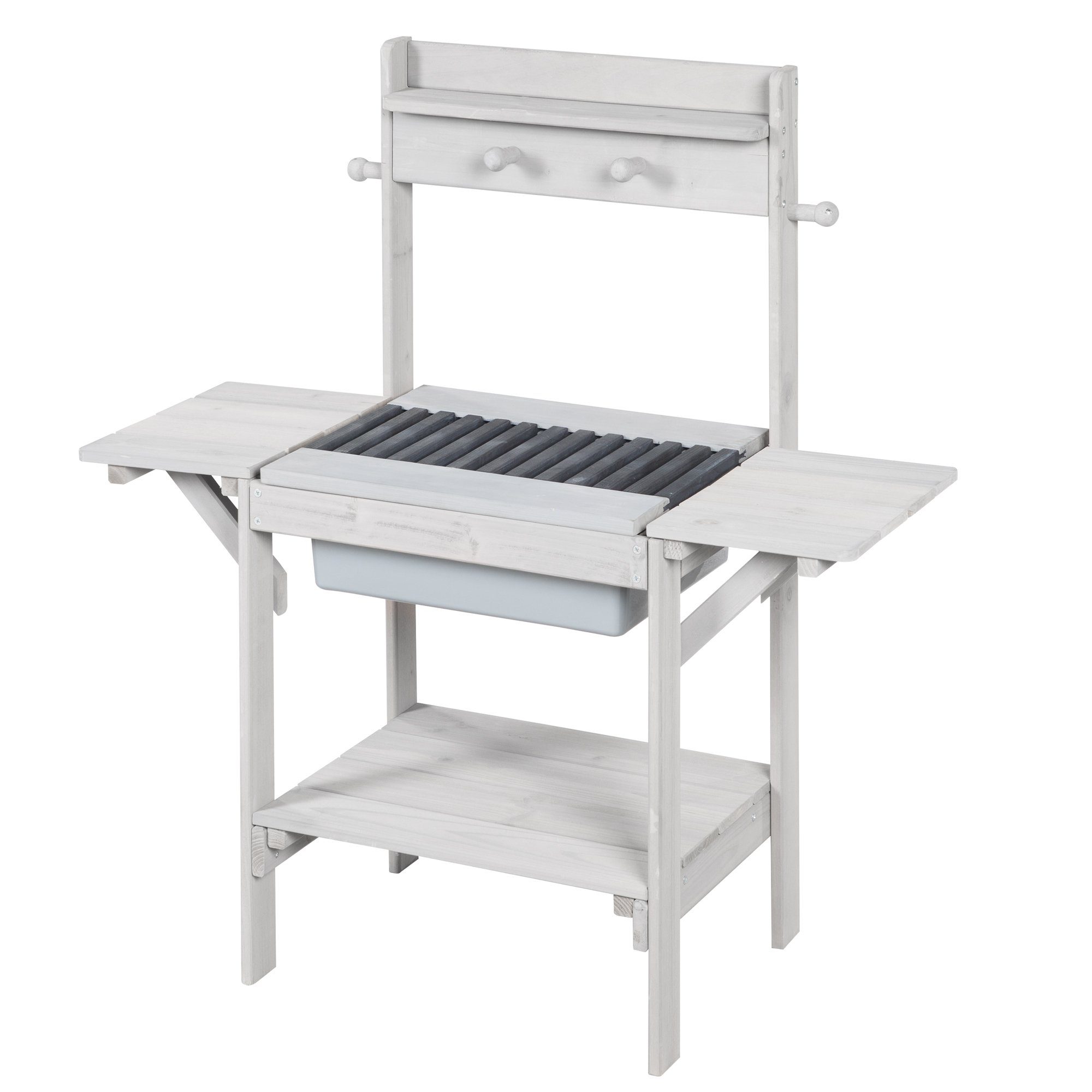 roba® Outdoor-Spielküche Matschküche BBQ, Kinder-Gartenküche für Wasser & Sand, wetterfest
