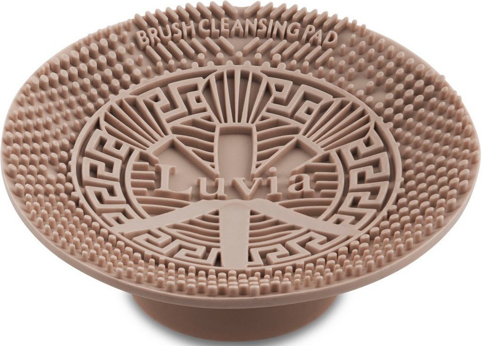 Luvia Cosmetics Kosmetikpinsel-Set Brush Cleansing Pad - Black, Design für  wassersparende Reinigung; passt bequem in jede