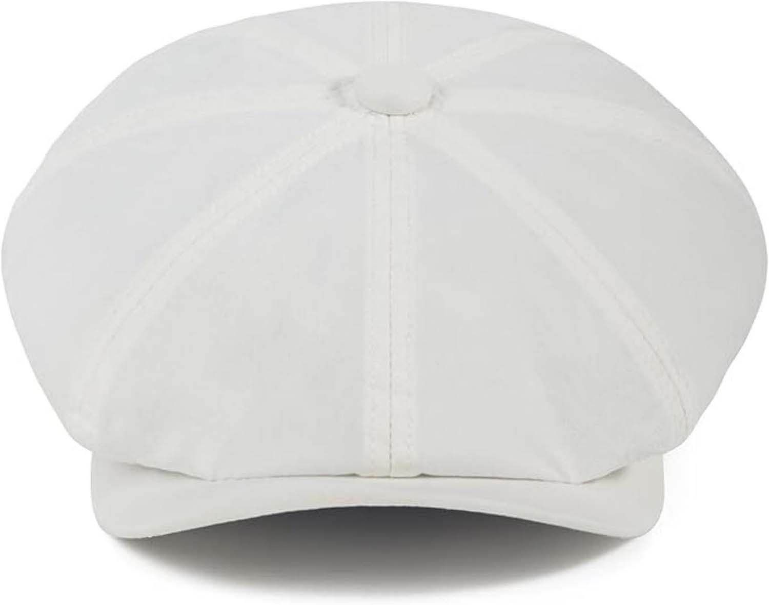 Zaewry Schirmmütze Herren Schiebermütze Damen Baumwolle Newsboy Cap