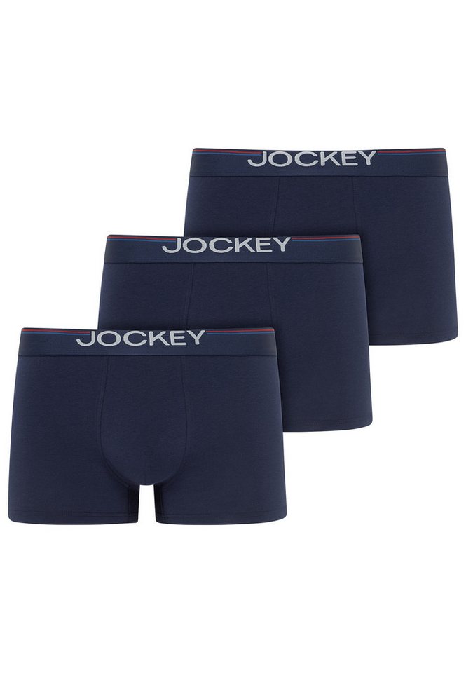 Jockey Boxer Cotton Stretch (3er Pack) atmungsaktiv, passgenauer Stretch