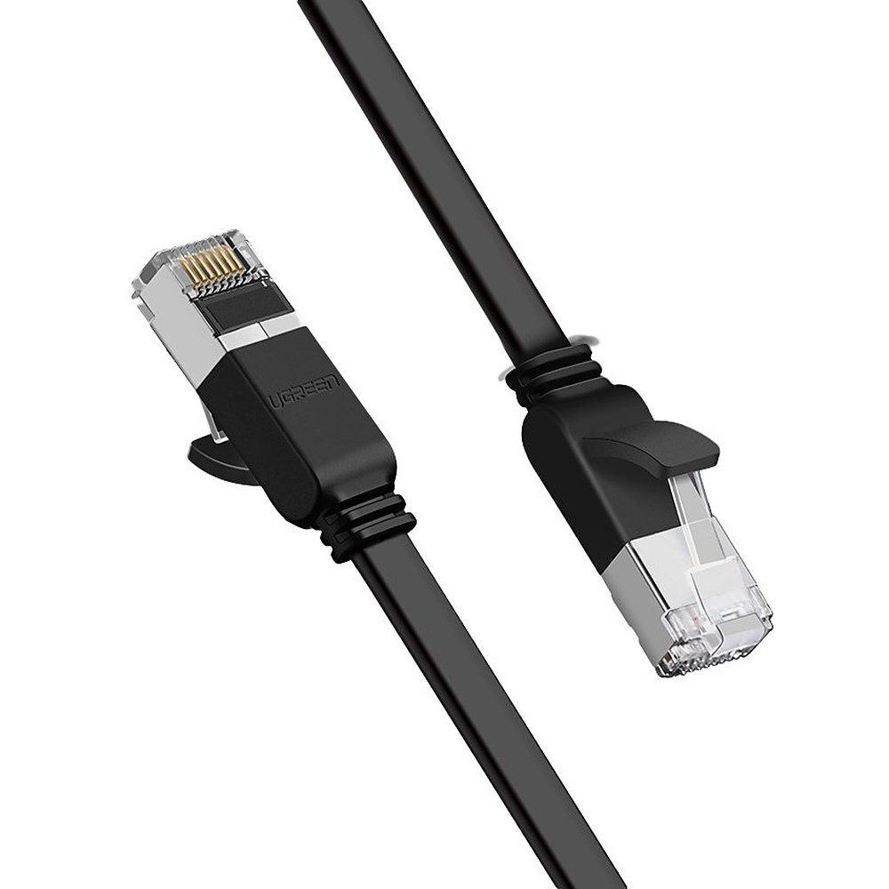 UGREEN Flachkabel Patchkabel Internetkabel Netzwerkkabel, RJ45, RJ45 (200.0 cm), Flachkabel, Cat 6 UTP, 1000 Mbit/s, RJ45