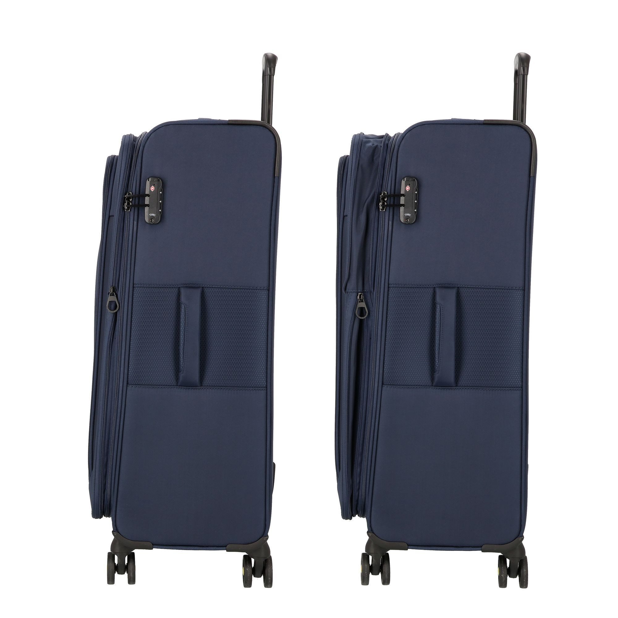 D&N Weichgepäck-Trolley Travel Line, 4 Rollen, Nylon