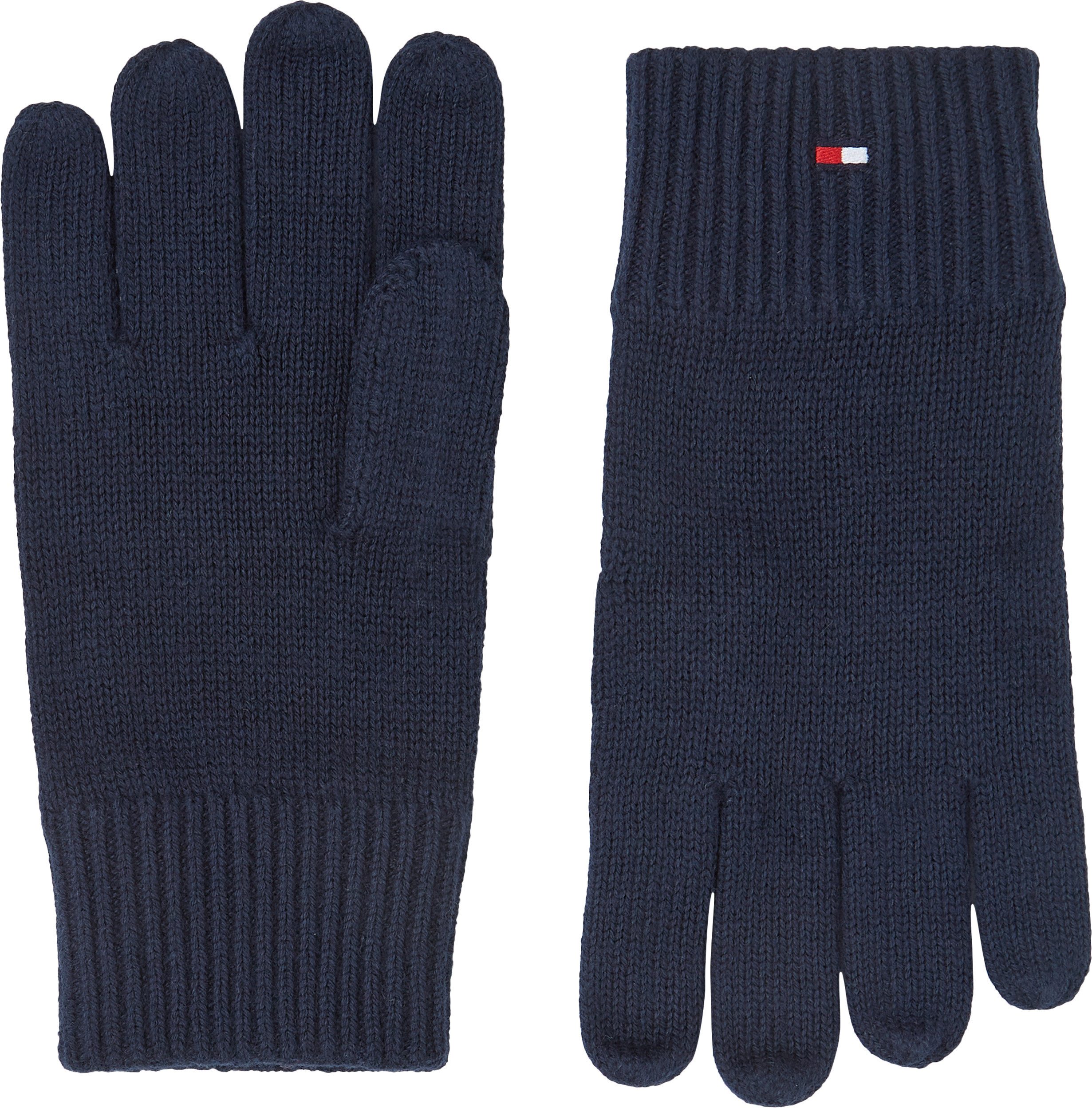 Tommy Hilfiger Strickhandschuhe ESSENTIALS FLAG GLOVES mit Logostickerei günstig online kaufen