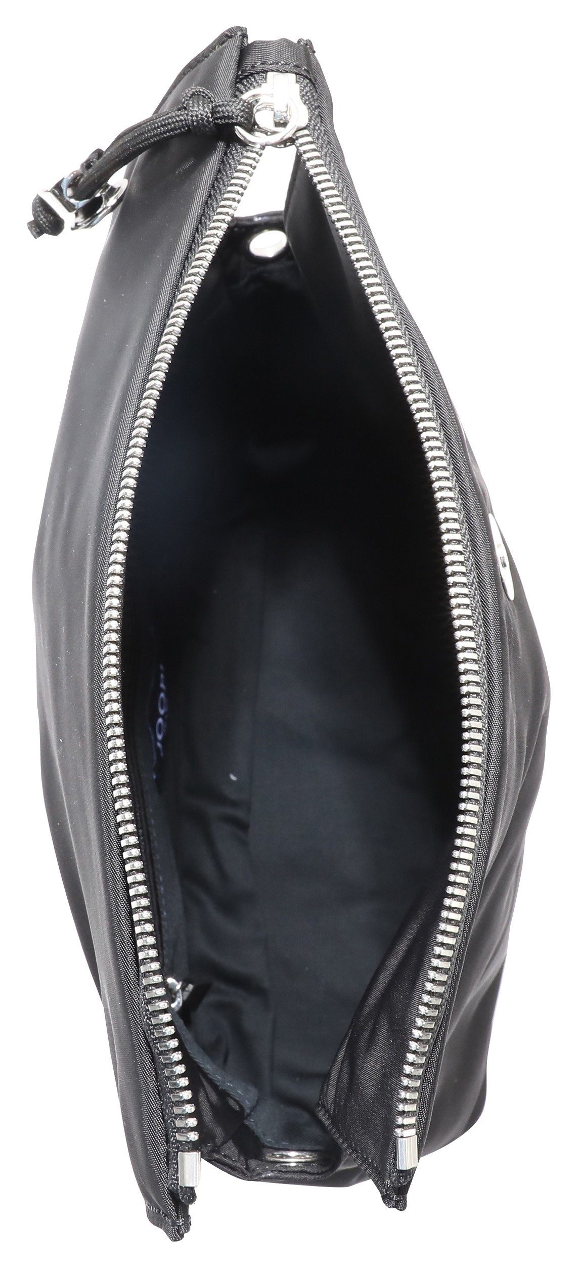 Joop Jeans Umhängetasche auf Logo shoulderbag Umhängeriemen dem shz, schwarz Schriftzug lani lietissimo mit