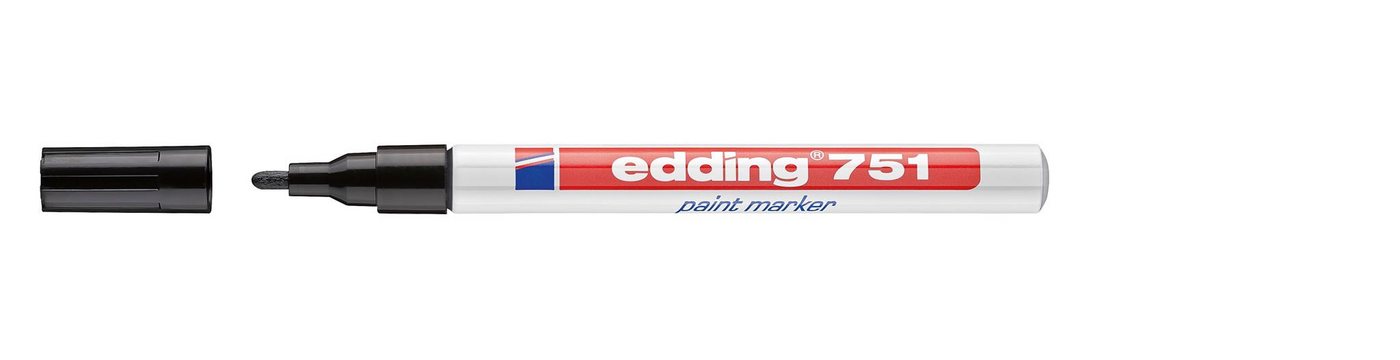 Thumbnail - edding Malstift Edding Lackmarker 751 schwarz