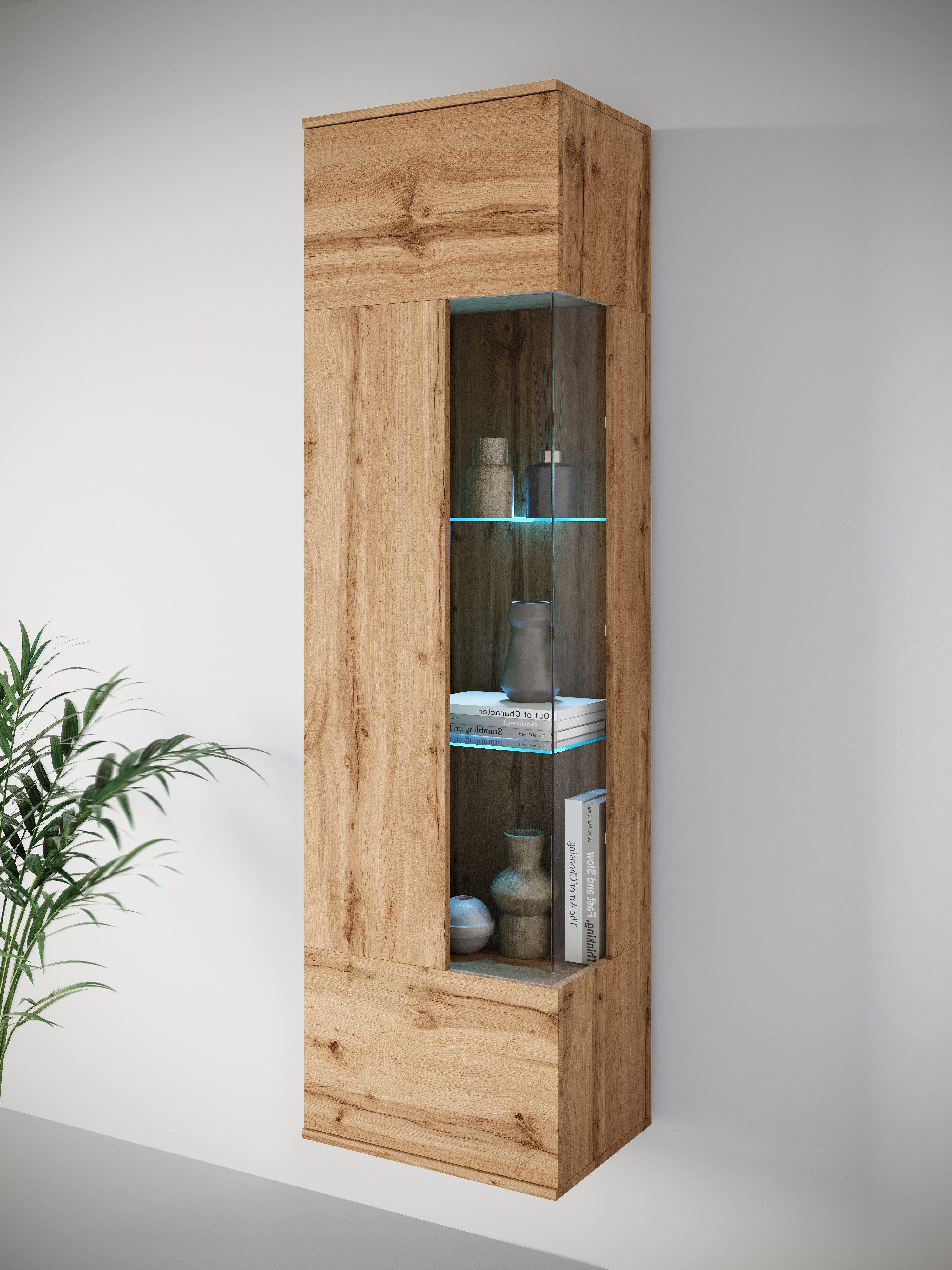 INOSIGN Vitrine "Kenia, stehend und hängend, Türanschlag wechselbar" 1 Stk. günstig online kaufen