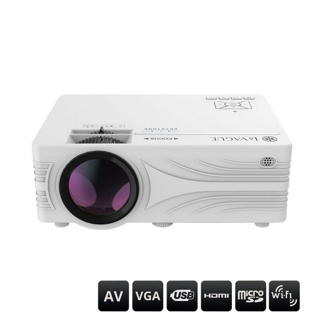 LA VAGUE LV-HD240 WI-FI BUNDLE led-projektor inkl. LED-Beamer (2000 lm, 1000:1, 1920 x 1080 px, LED-Projektor inkl. LV-STA100FP)