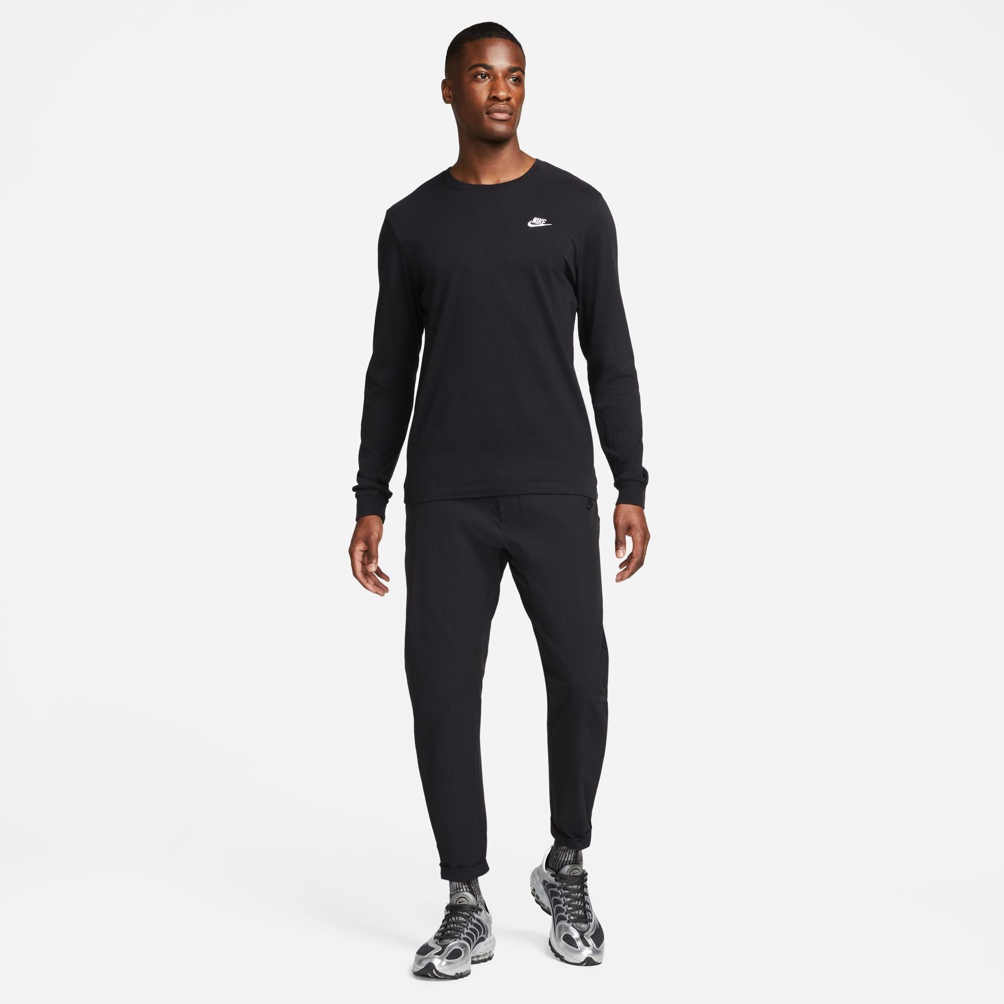 LONG-SLEEVE Nike schwarz T-SHIRT Sportswear MEN'S Langarmshirt