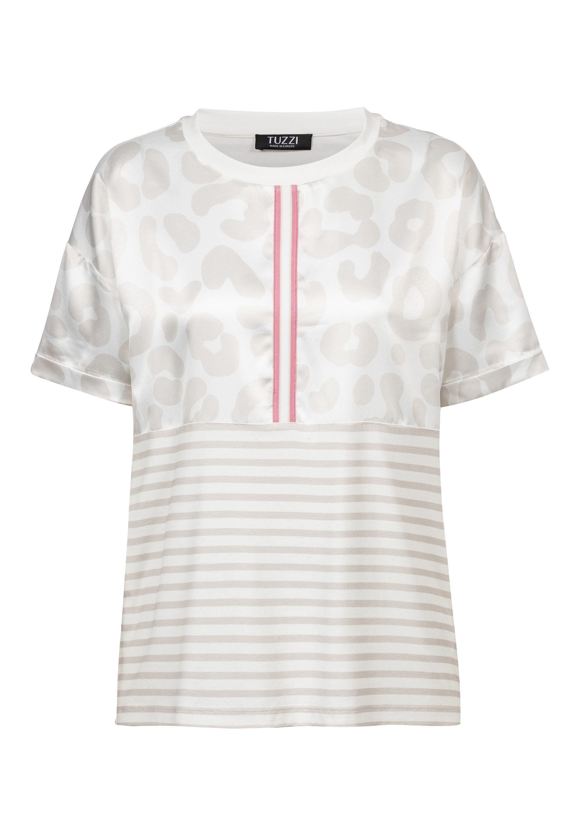 TUZZI T-Shirt mit Kontraststreifen