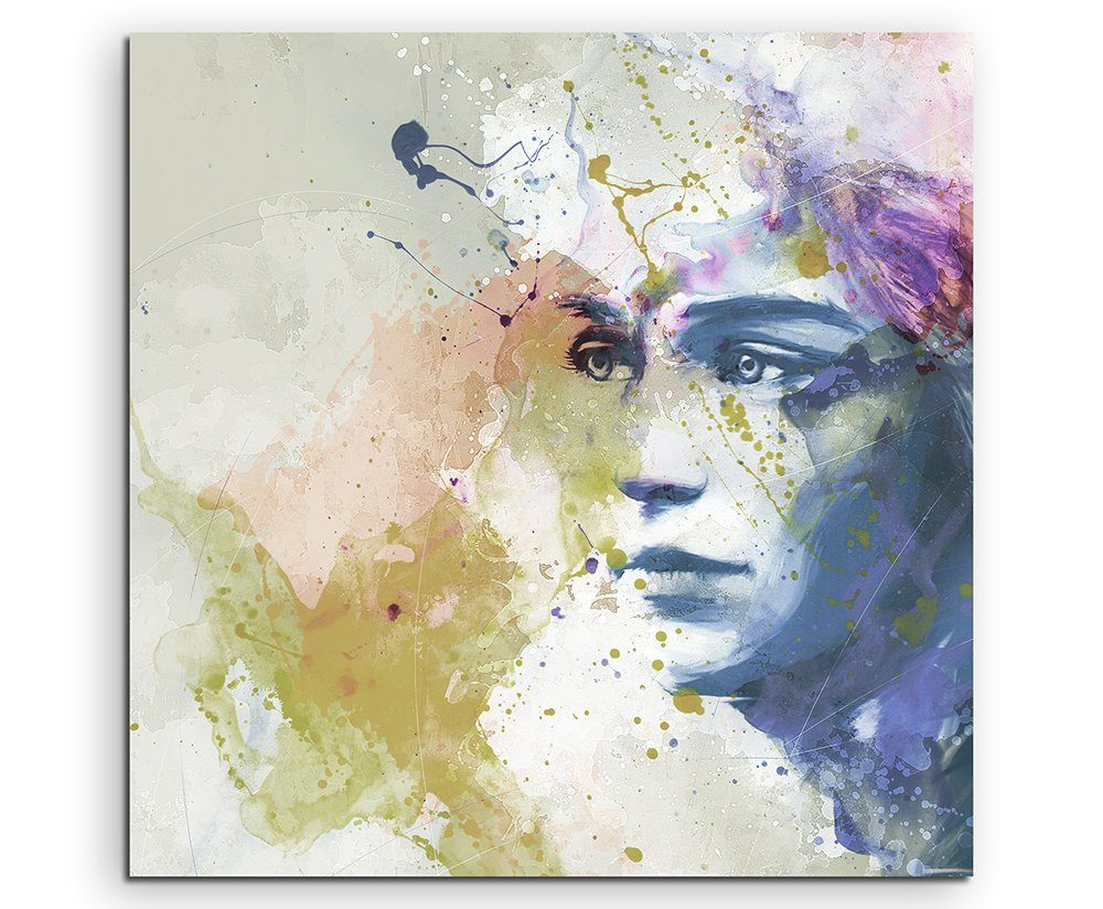 Sinus Art Leinwandbild Game of Thrones 60x60cm Aquarell Art Leinwandbild Old