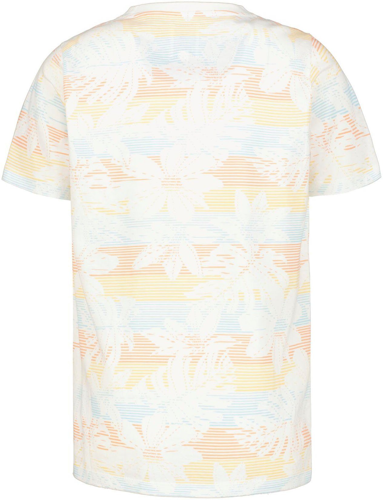 Garcia T-Shirt floralem mit BOYS Allovermuster, for offwhite