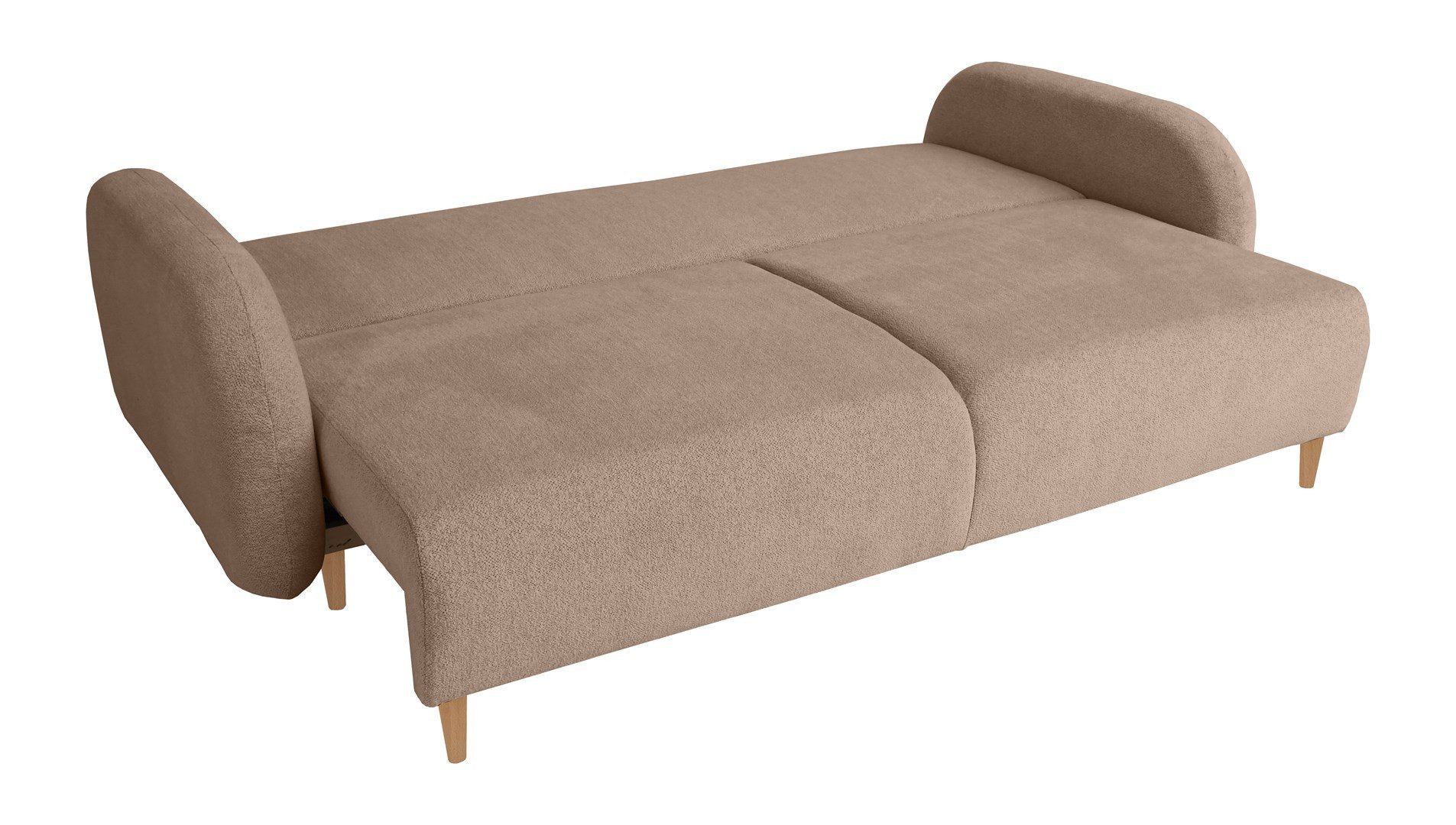 Beautysofa Schlafsofa 3-Sitzer OPTIMO, mit Schlaffunktion
