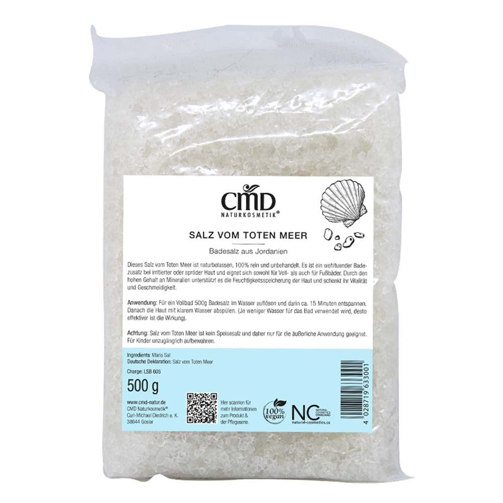 CMD Naturkosmetik Badesalz Neutral - Salz vom Toten Meer 500g