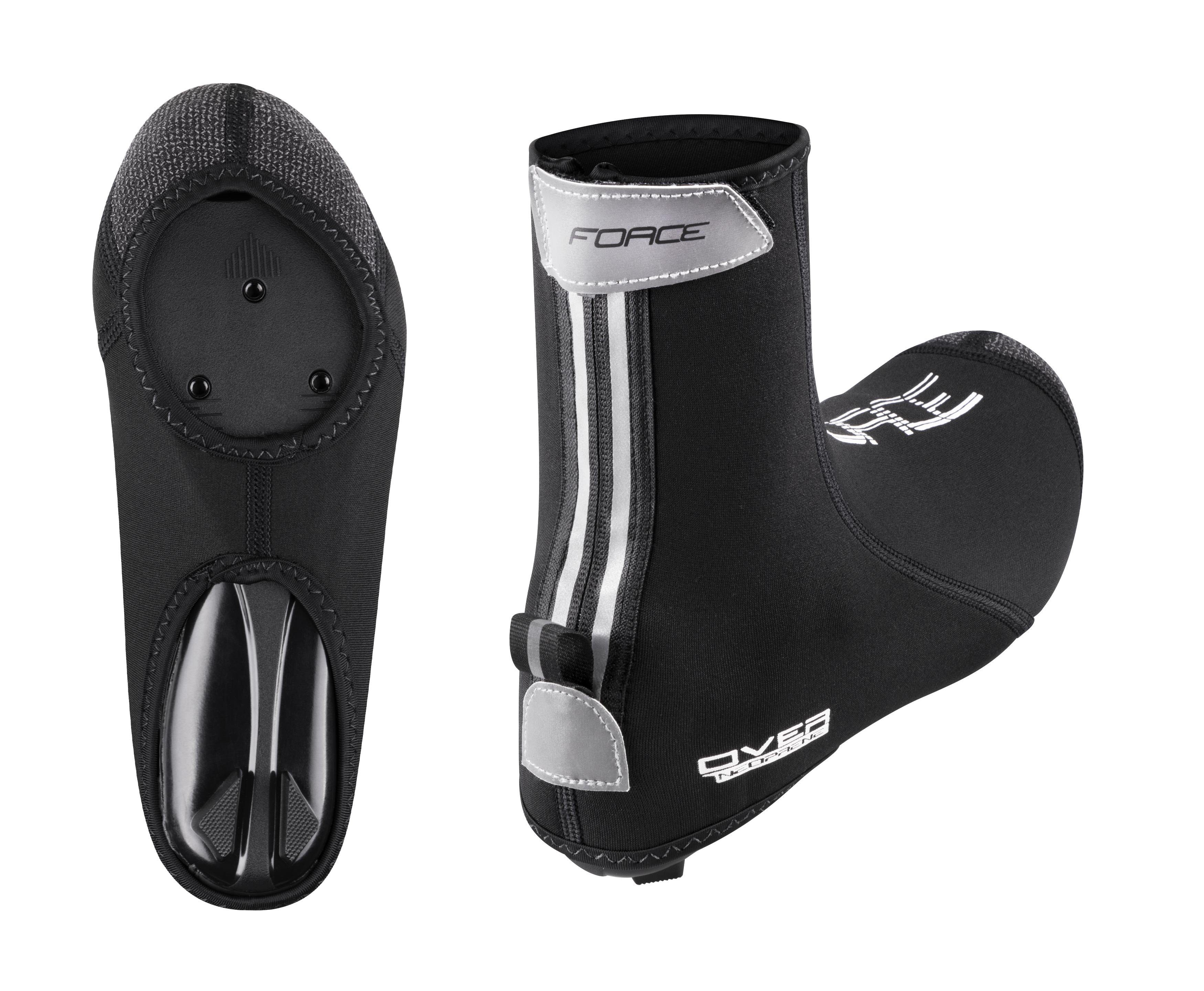FORCE Fahrrad-Überschuh Schuhüberzug FORCE NEOPRENE OVER black