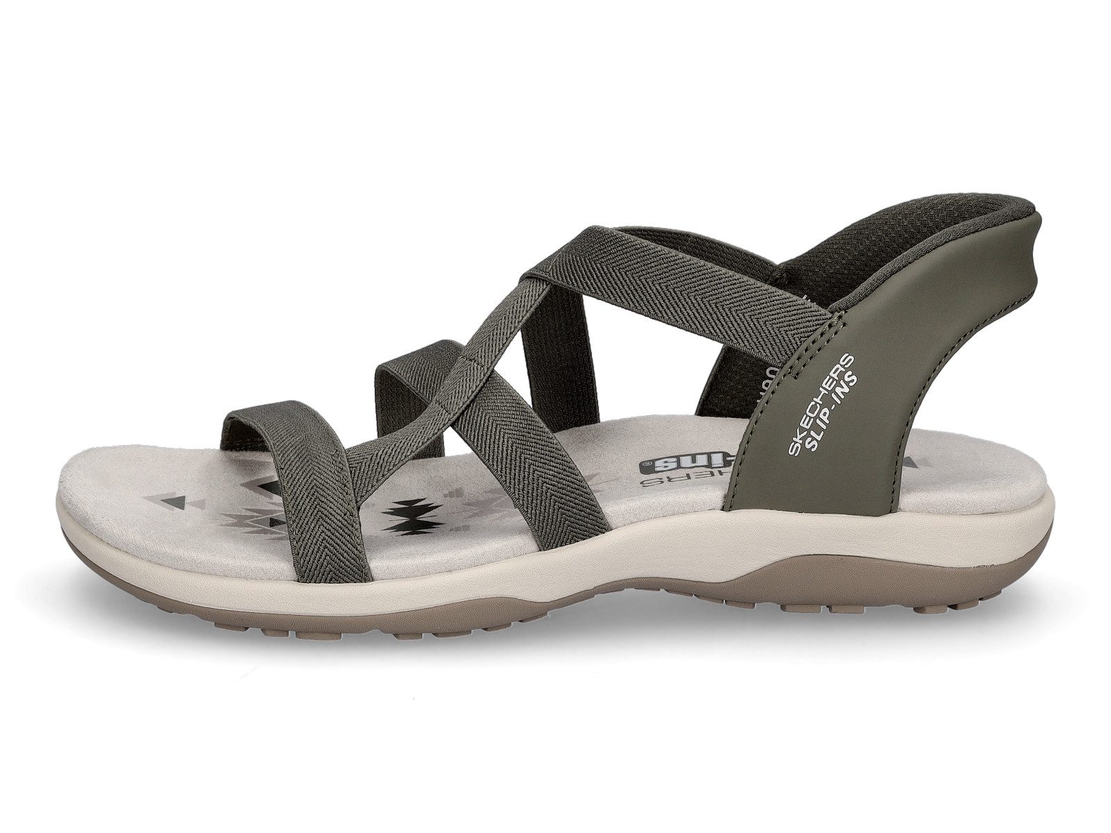 Skechers Skechers Damen Sandale Reggae Slim Stretch Flex oliv Sandale – Bild 2 von 5