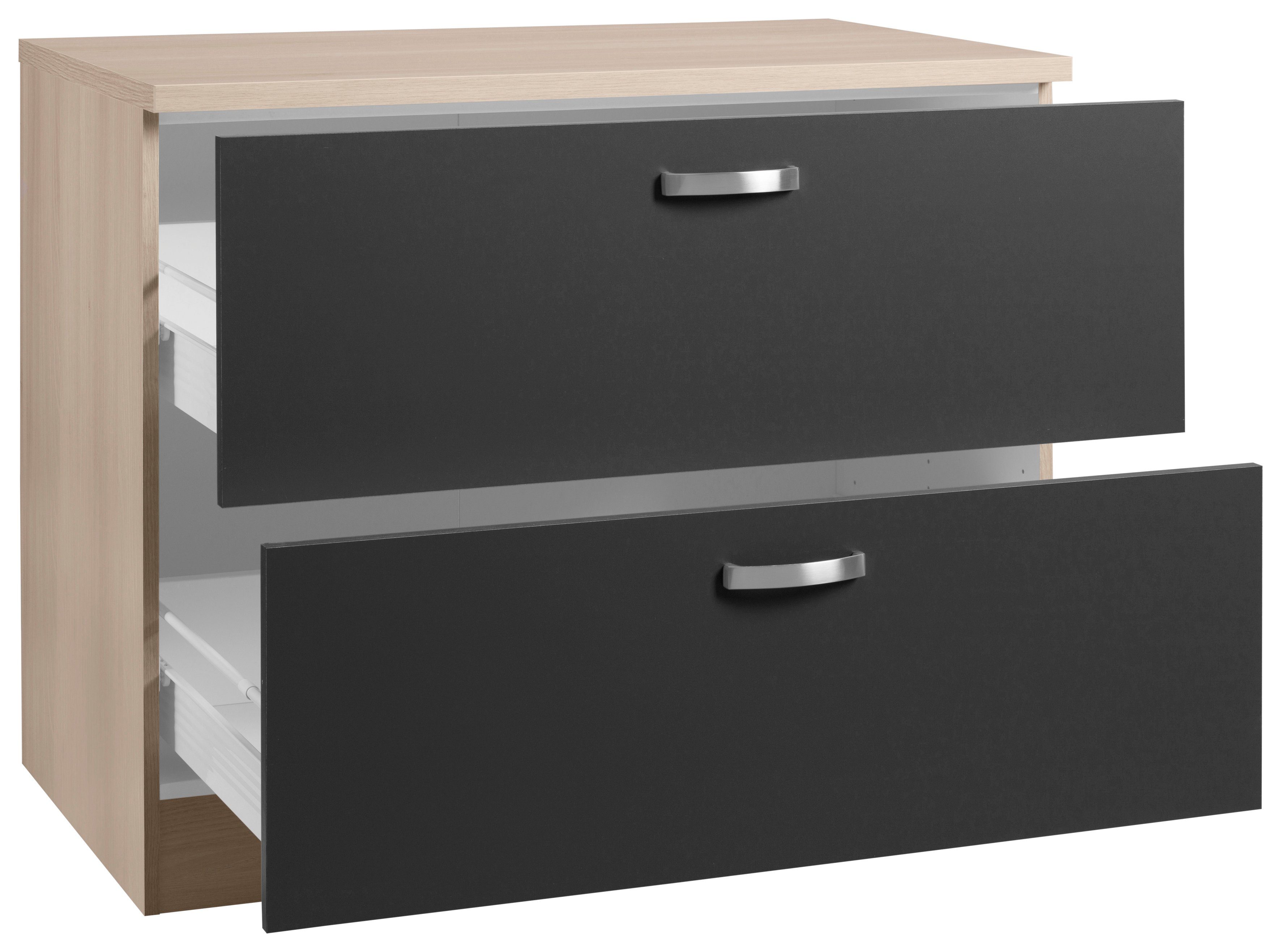 OPTIFIT Unterschrank Faro, mit Metallgriffen, Breite 100 cm