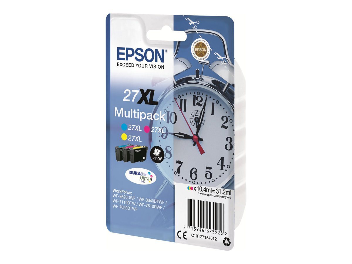 Thumbnail - Epson EPSON 27XL Multipack 3er Pack XL Gelb, Cyan, Magenta Tintenpatrone Tintenpatrone