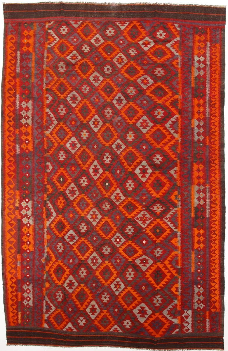 Orientteppich Kelim Afghan Antik 275x422 Handgewebter Orientteppich, Nain Trading, rechteckig, Höhe: 3 mm
