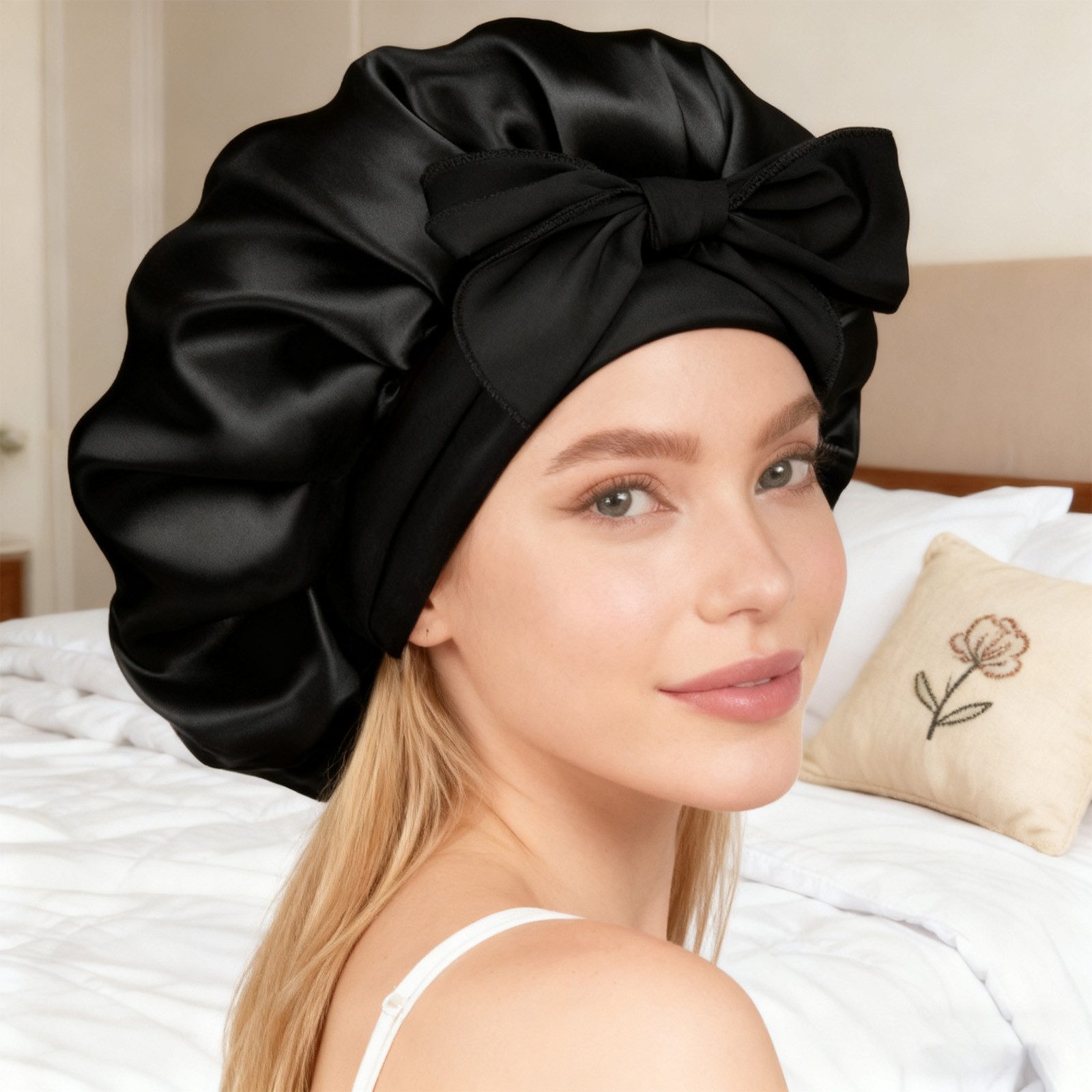 REDOM Duschhaube Nachtmütze Schlafmütze Haarhaube (mit elastischem Band für günstig online kaufen