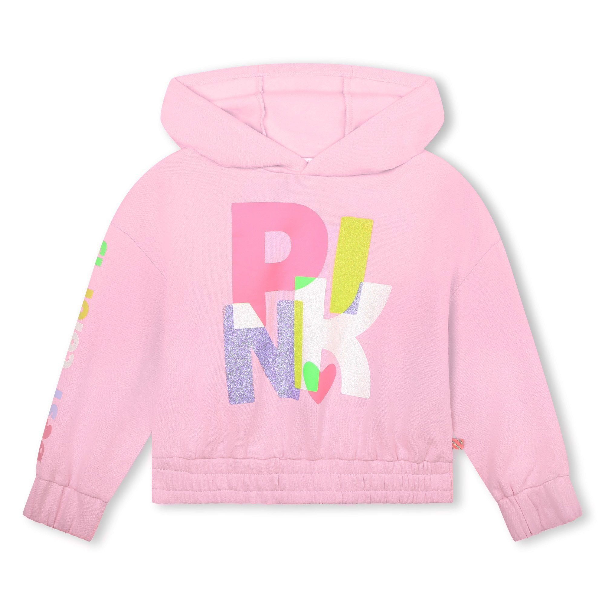 pink Sweater Billieblush Schriftzug Billieblush Hoodie mit