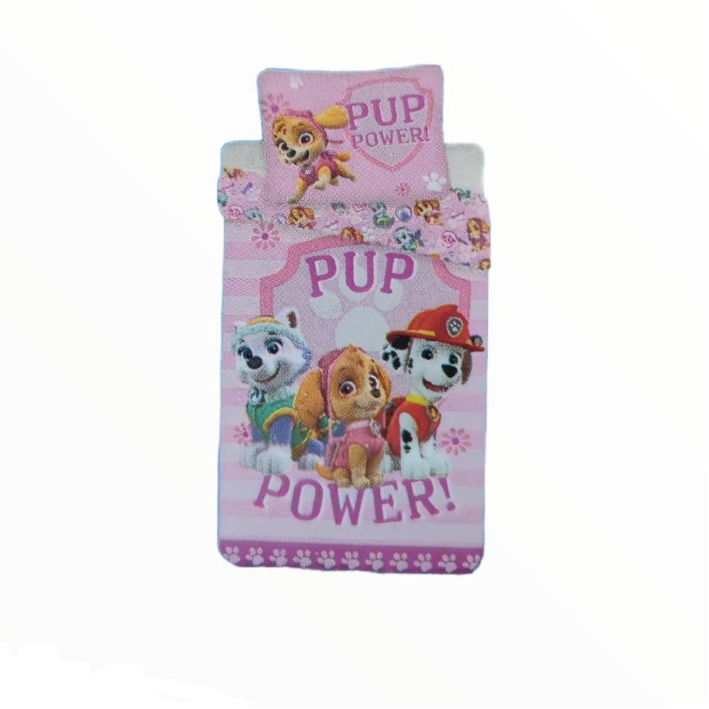 Babybettwäsche Paw Patrol Baby- Bettwäsche Set "Pup Power" in rosa 100 x 13 günstig online kaufen
