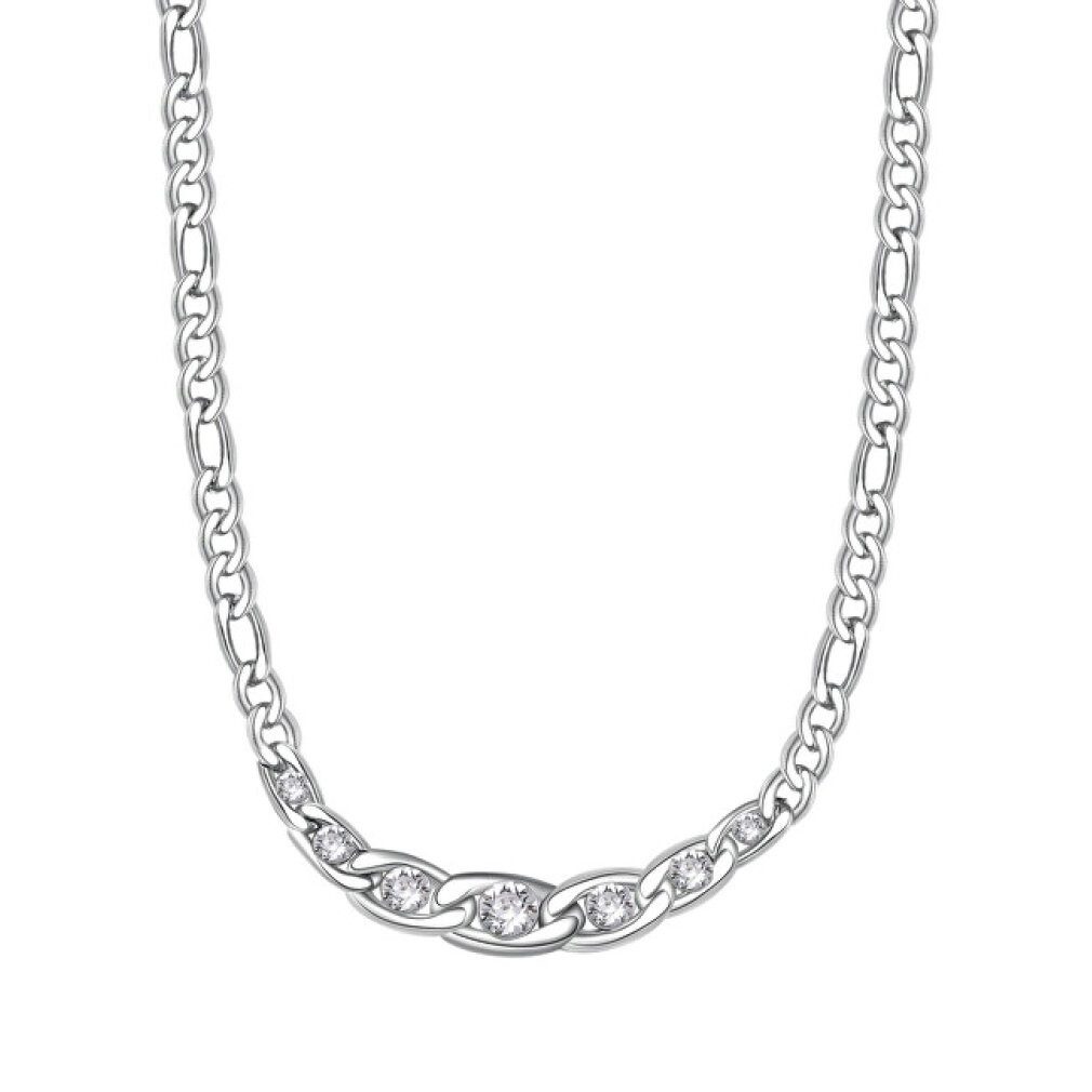 Brosway Kette mit Einhänger Timeless steel necklace with Symphonia BYM97 crystals
