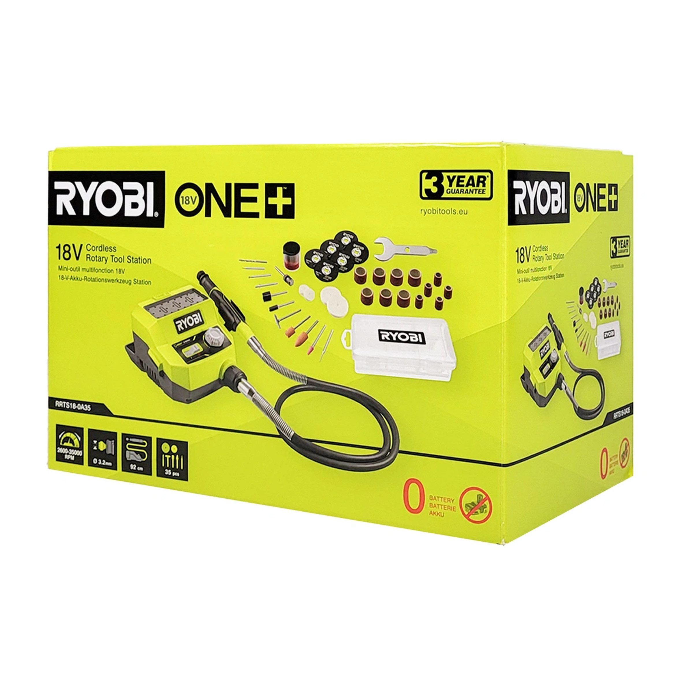 Ryobi Multitool Ryobi - Akku-Multifunktionswerkzeug 18V ONE+ für vielseitige Arbeiten, (1 St)