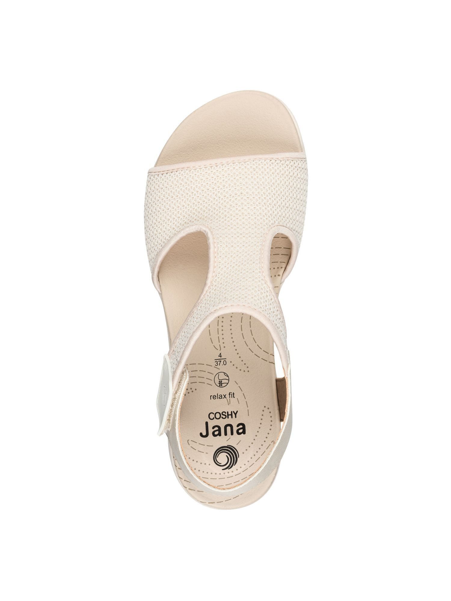 Jana Vegan mit Blockabsatz Blockabsatz 8-28772-44 Plateausandaletten Vegan