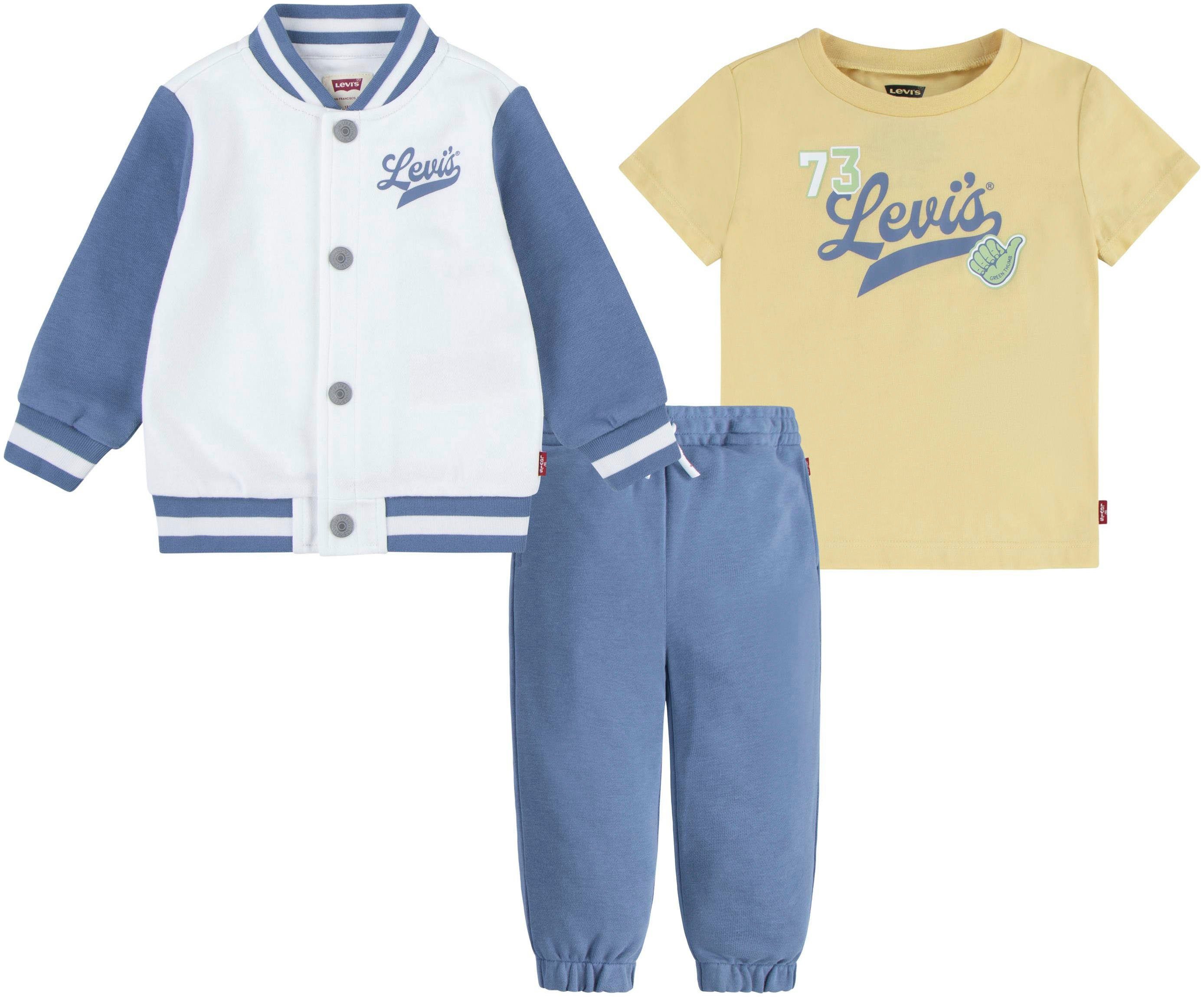 Levi's® Kids Shirt, Hose & Jäckchen PREP BOMBER TEE & JOGGER (Set, 3-tlg) for Baby BOYS