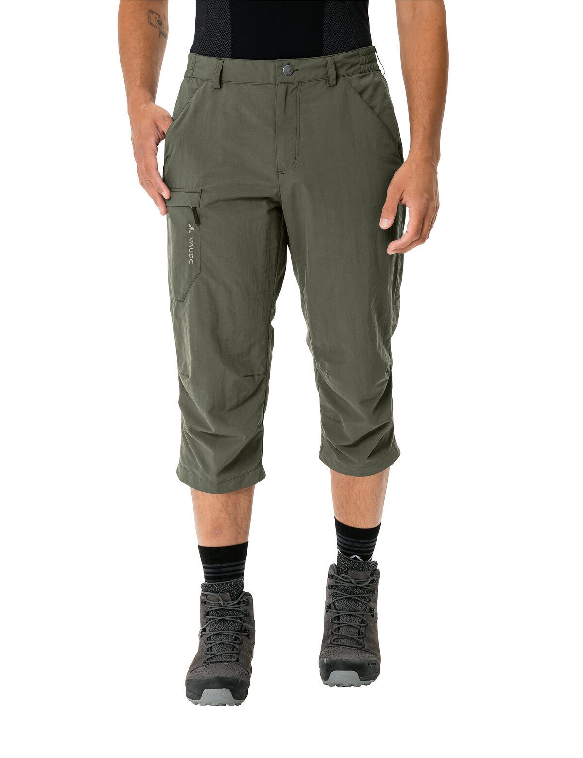VAUDE Funktionshose Hosen Men's Farley Capri Pants II (1-tlg) schnellstrocknende und strapazierfähige Outdoor-Hose