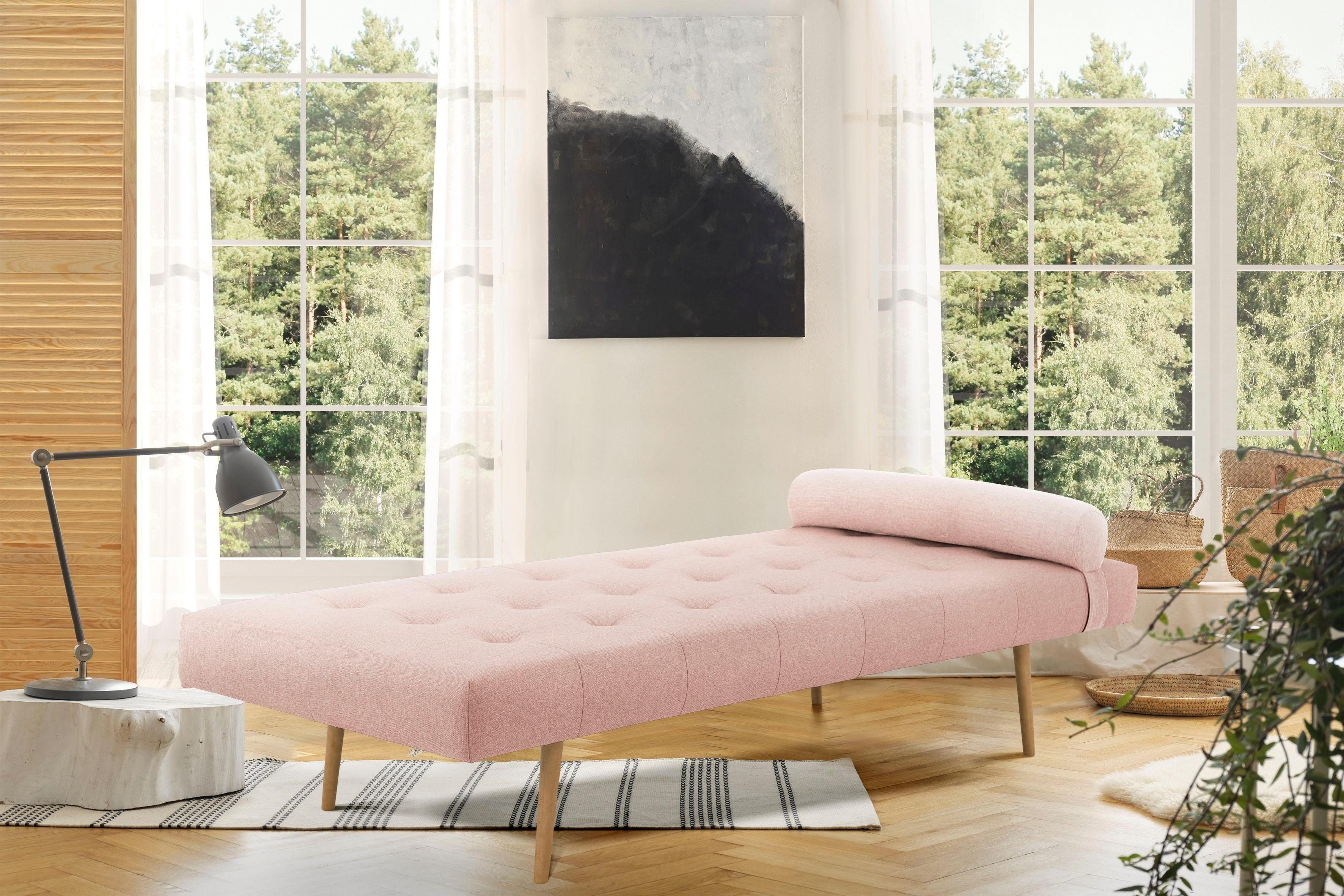 andas Daybett Agnar, mit Kissenrolle, in 3 Bezugsstoffen und vielen Farben