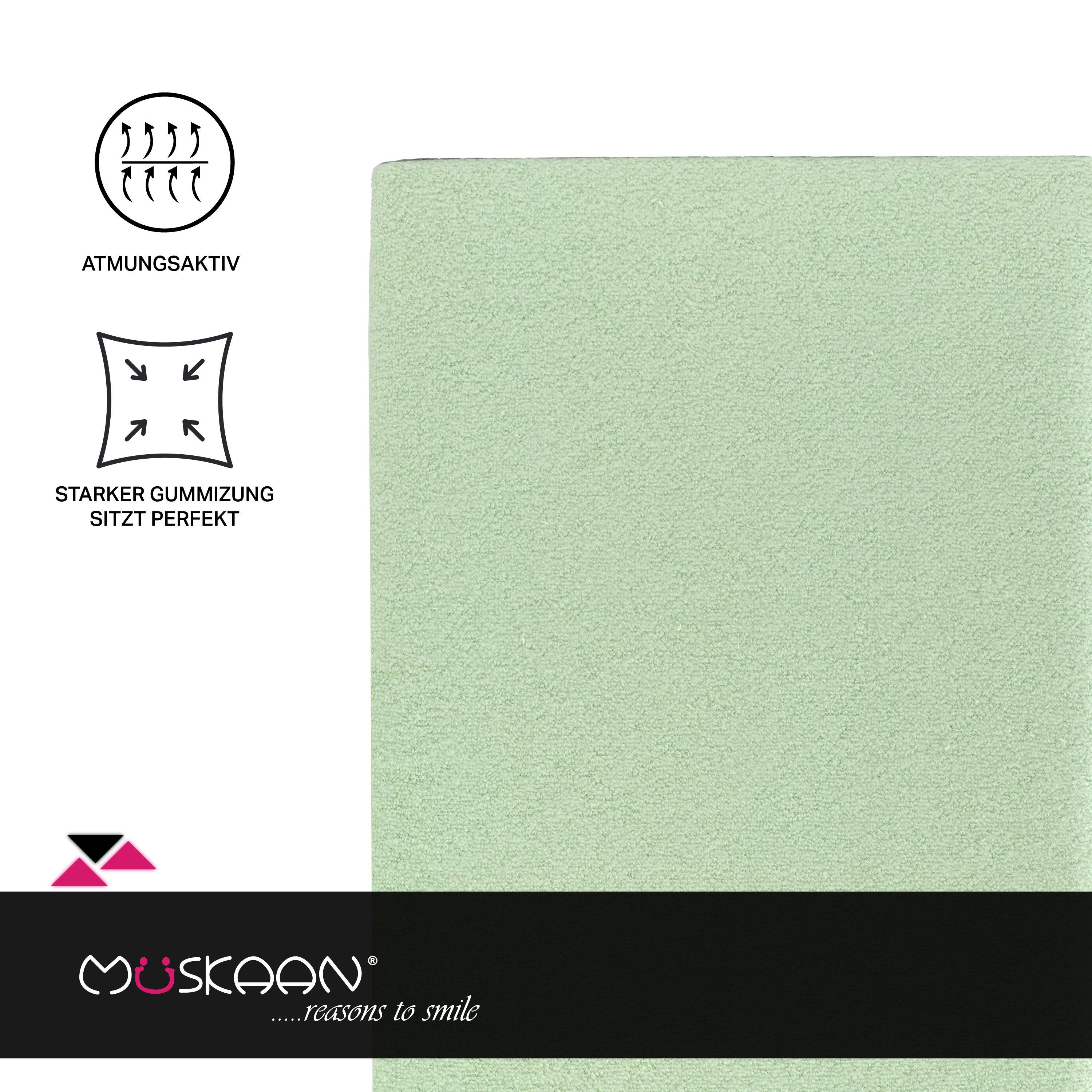 Müskaan Spannbettlaken Spannbetttuch Bettlaken Winter Flausch günstig online kaufen