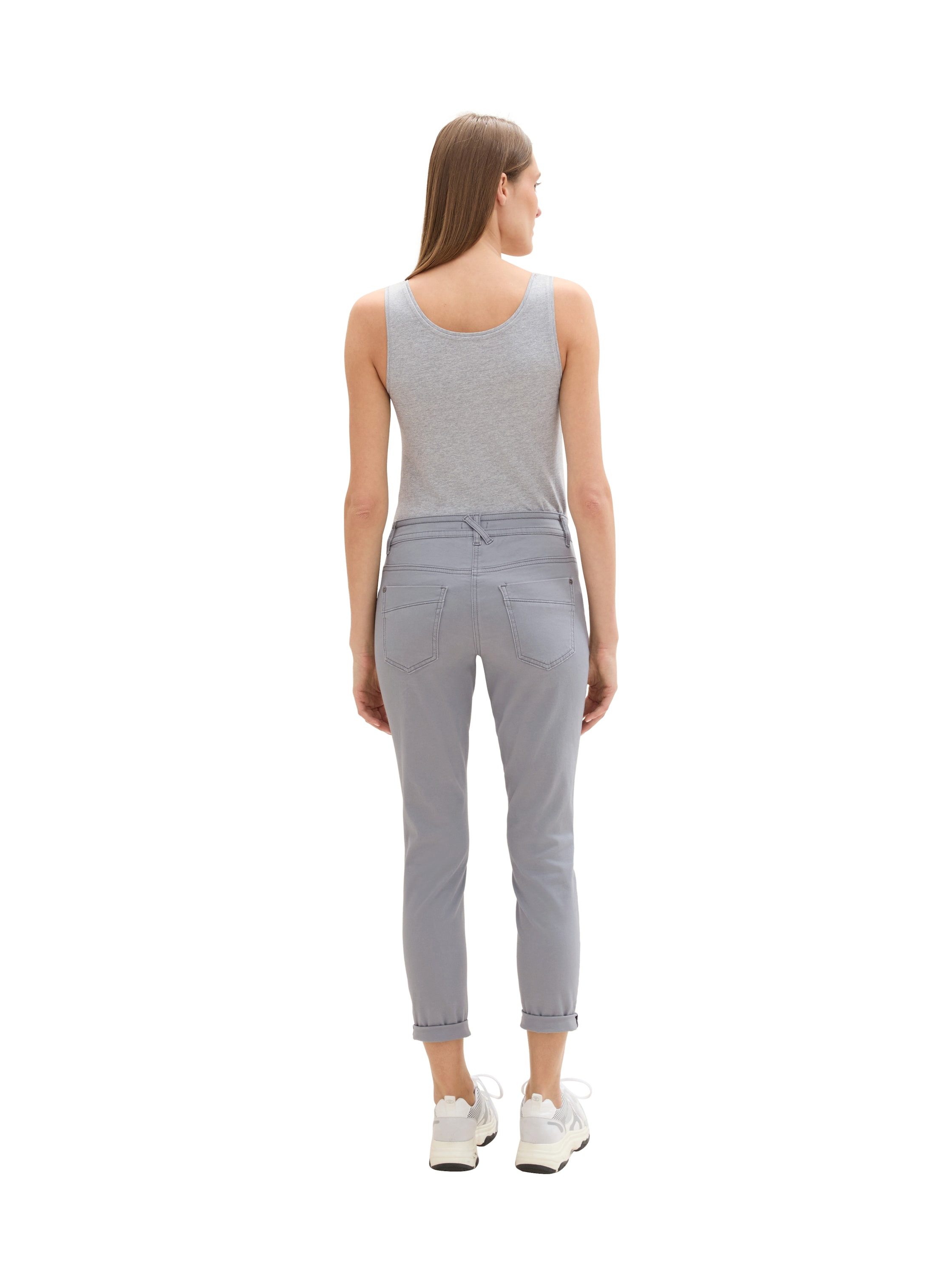TOM TAILOR 7/8-Hose Tapered mit Bindeband am Bündchen