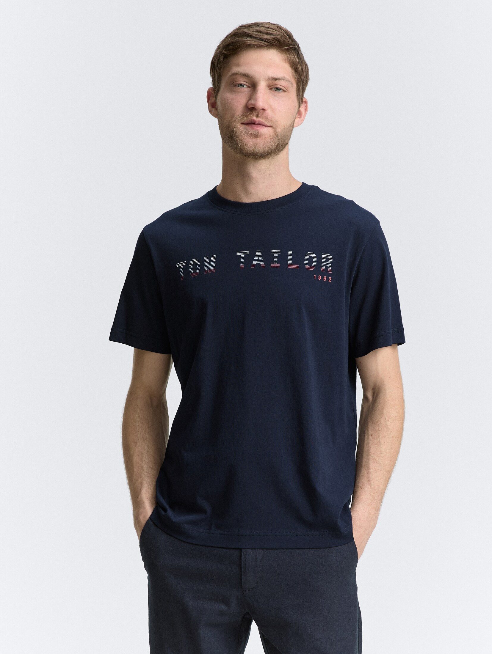 TOM TAILOR T-Shirt T-Shirt mit Logo-Print günstig online kaufen