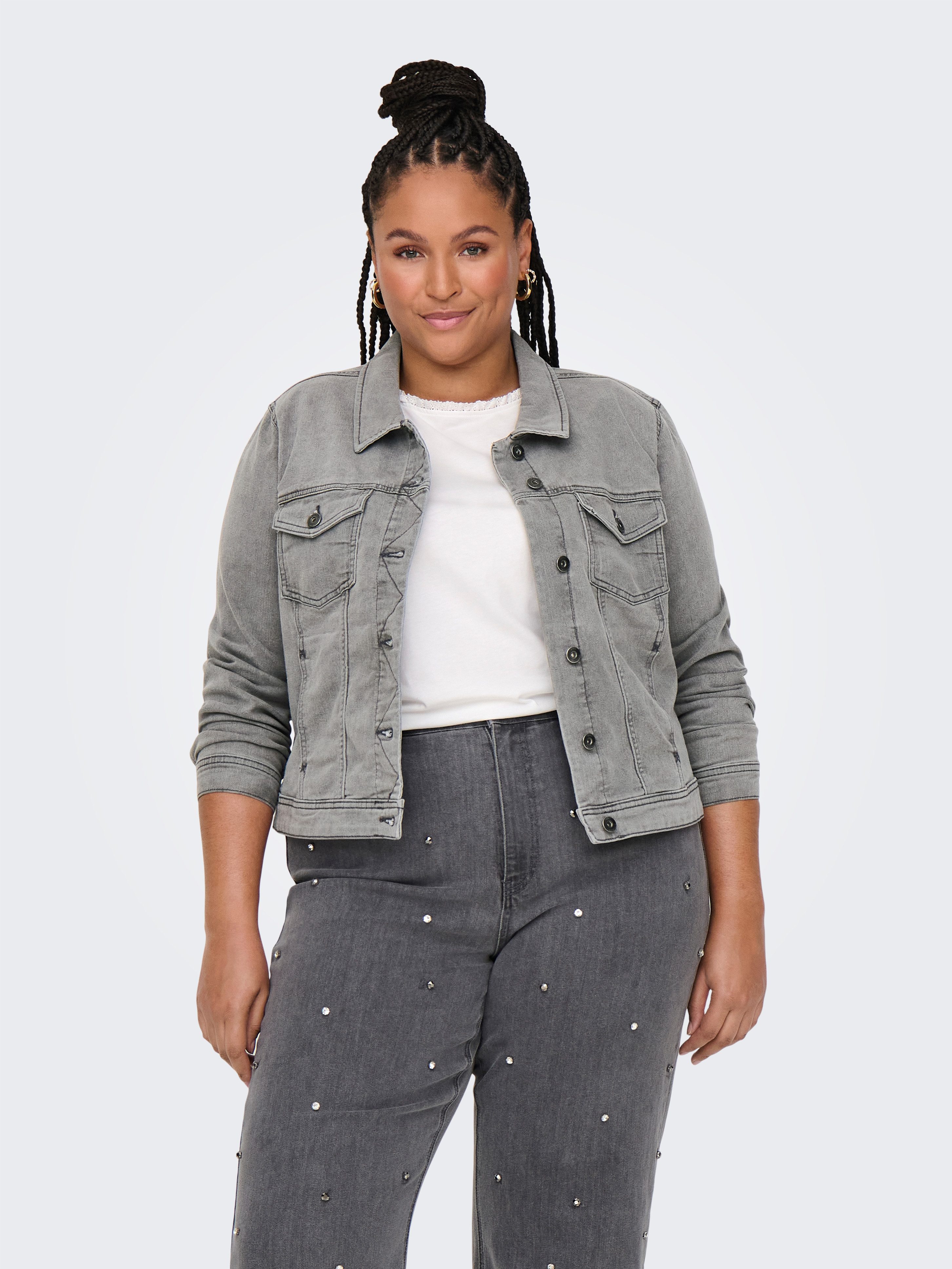 ONLY CARMAKOMA Jeansjacke CARWESPA LS JACKET günstig online kaufen