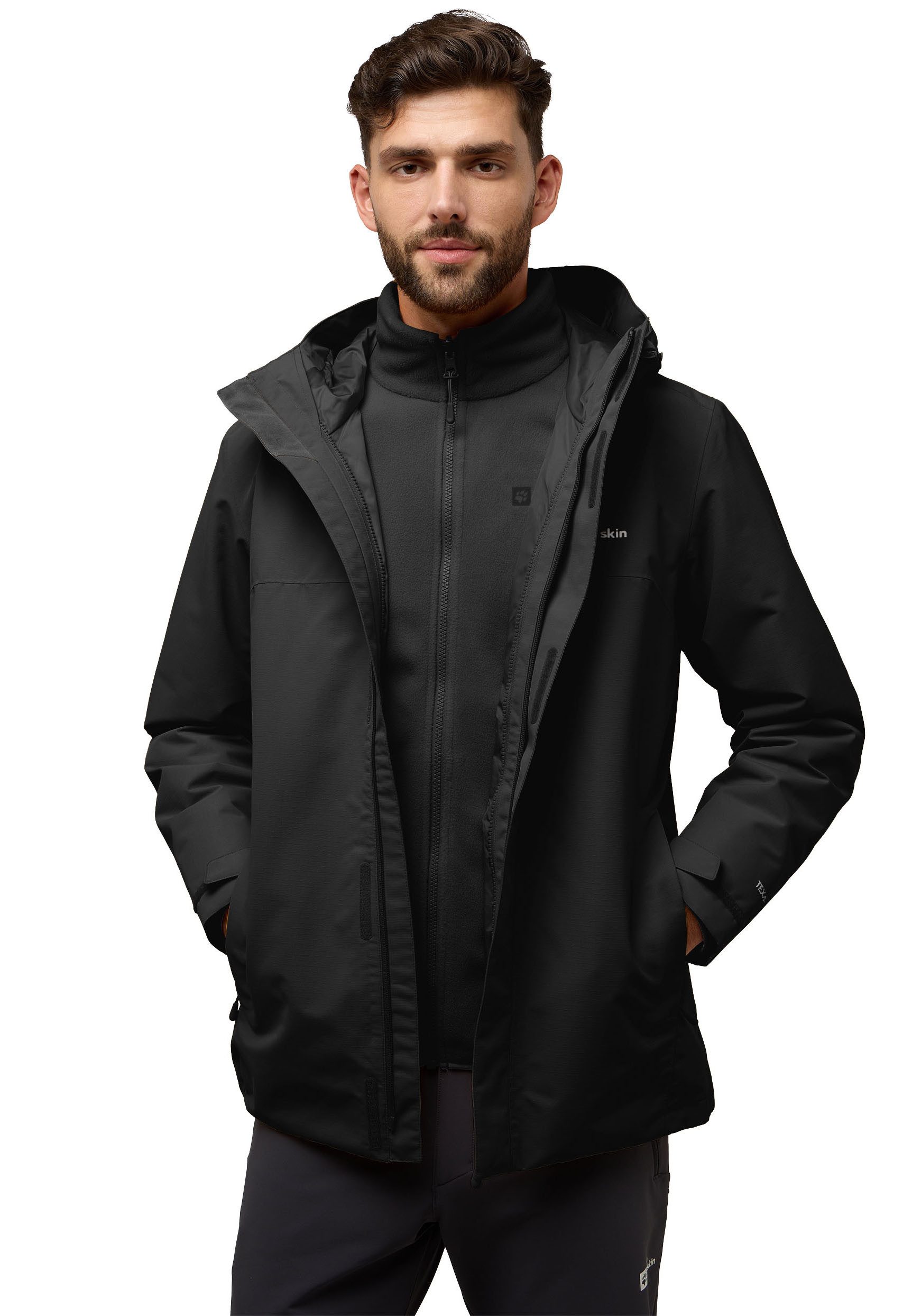 Jack Wolfskin 3-in-1-Funktionsjacke ALTENBERG 3IN1 3in1, wasserabweisend, Ü günstig online kaufen