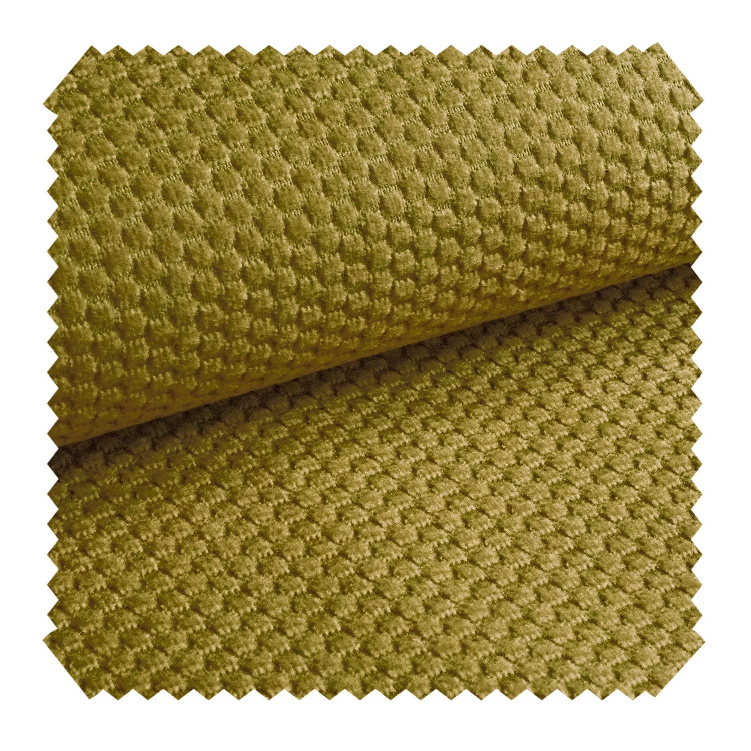 novely® Stoff MAKAO Ultraweicher Polsterstoff Velours mit Wabenstruktur, Strapazierfähig, Kuschelweich, Meterware, 1lfm