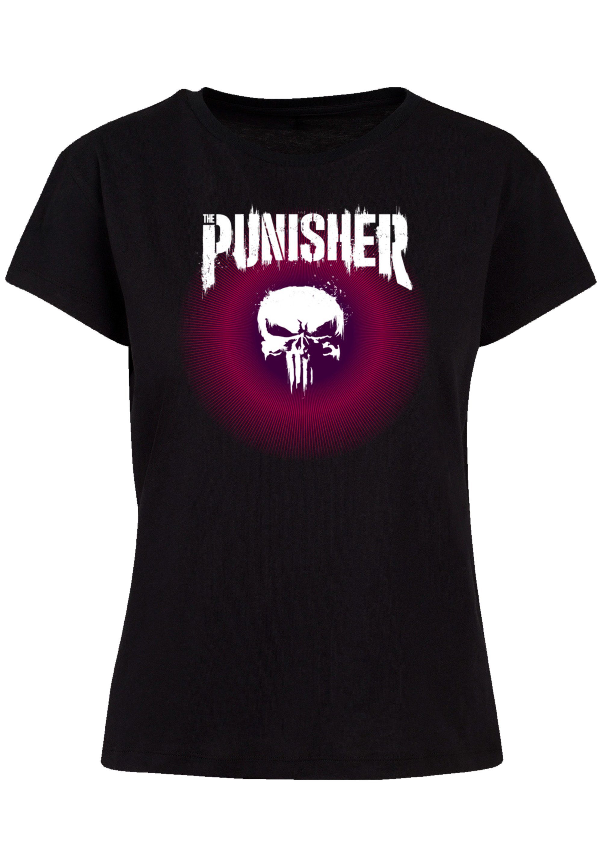 Psychedelic Verarbeitung hochwertige Punisher Qualität, Passform T-Shirt Perfekte Marvel Warface F4NT4STIC und Premium