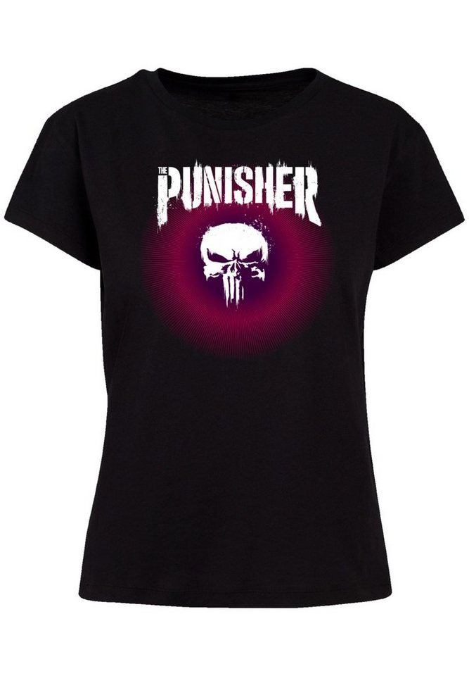F4NT4STIC T-Shirt Marvel Punisher Psychedelic Warface Premium Qualität,  Perfekte Passform und hochwertige Verarbeitung