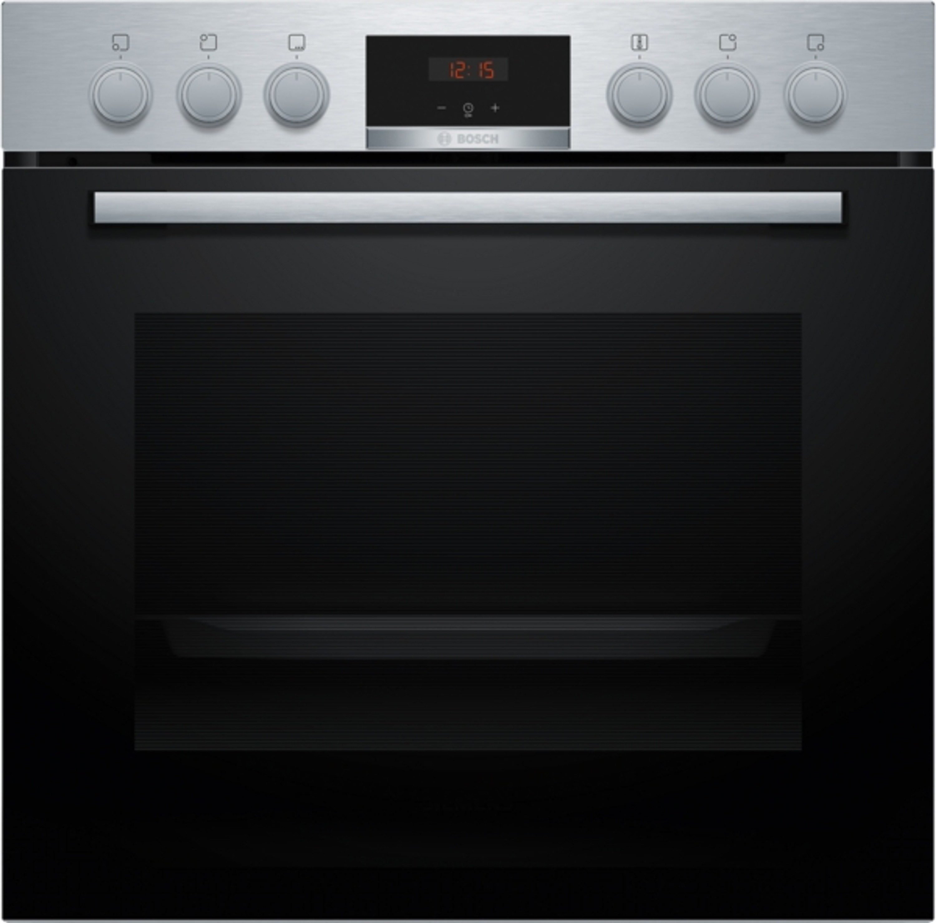 BOSCH Elektro-Herd-Set HEB513BS3 + NKN64RGA2E, mit Backwagen, Schnellaufheizung, Halogen-Innenbeleuchtung, Restwärmeanzeige