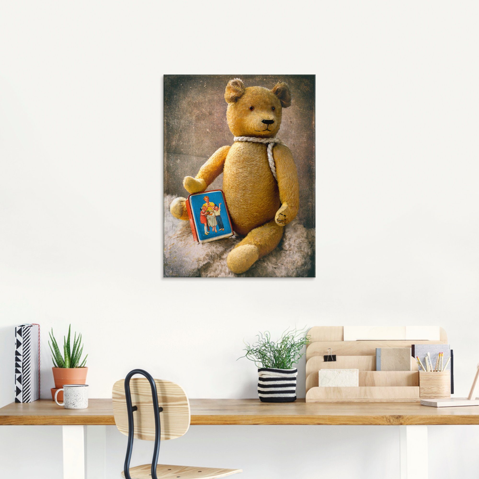 Glasbild Sparbüchse, Artland Teddybär in (1 Größen verschiedenen mit St), Spielzeuge