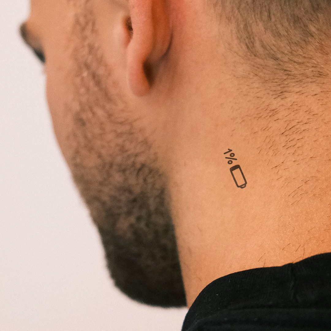 Inkster Schmuck-Tattoo 1%, wasserfestes temporäres Tattoo, 2 Wochen Halt