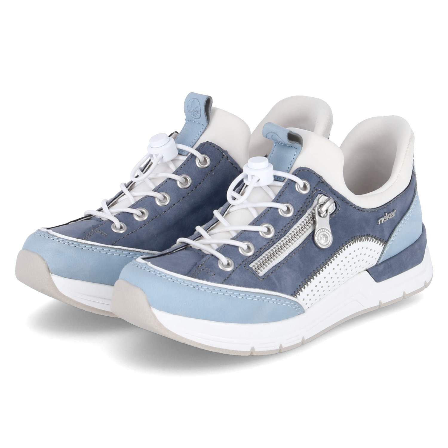 Rieker Rieker 58962-10 Damen Textil & Synthetik weiss Slipper günstig online kaufen