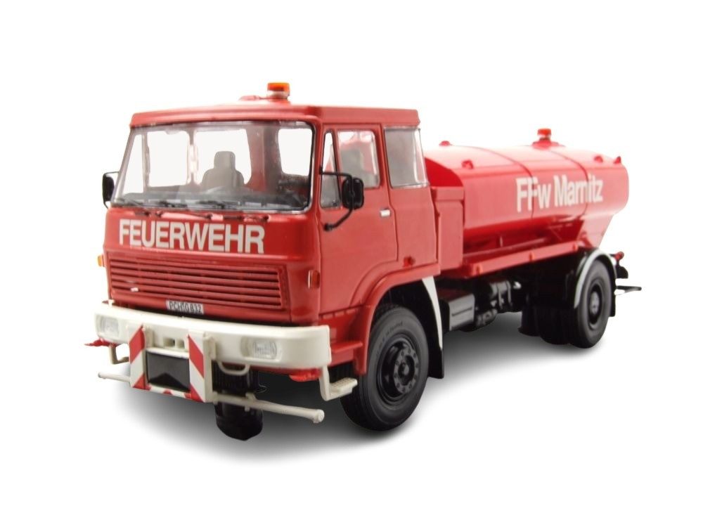 Premium ClassiXXs Modellauto Skoda LIAZ 100.850 SA 8 Tanklaster FFW Marnitz Feuerwehr rot, Maßstab 1:43