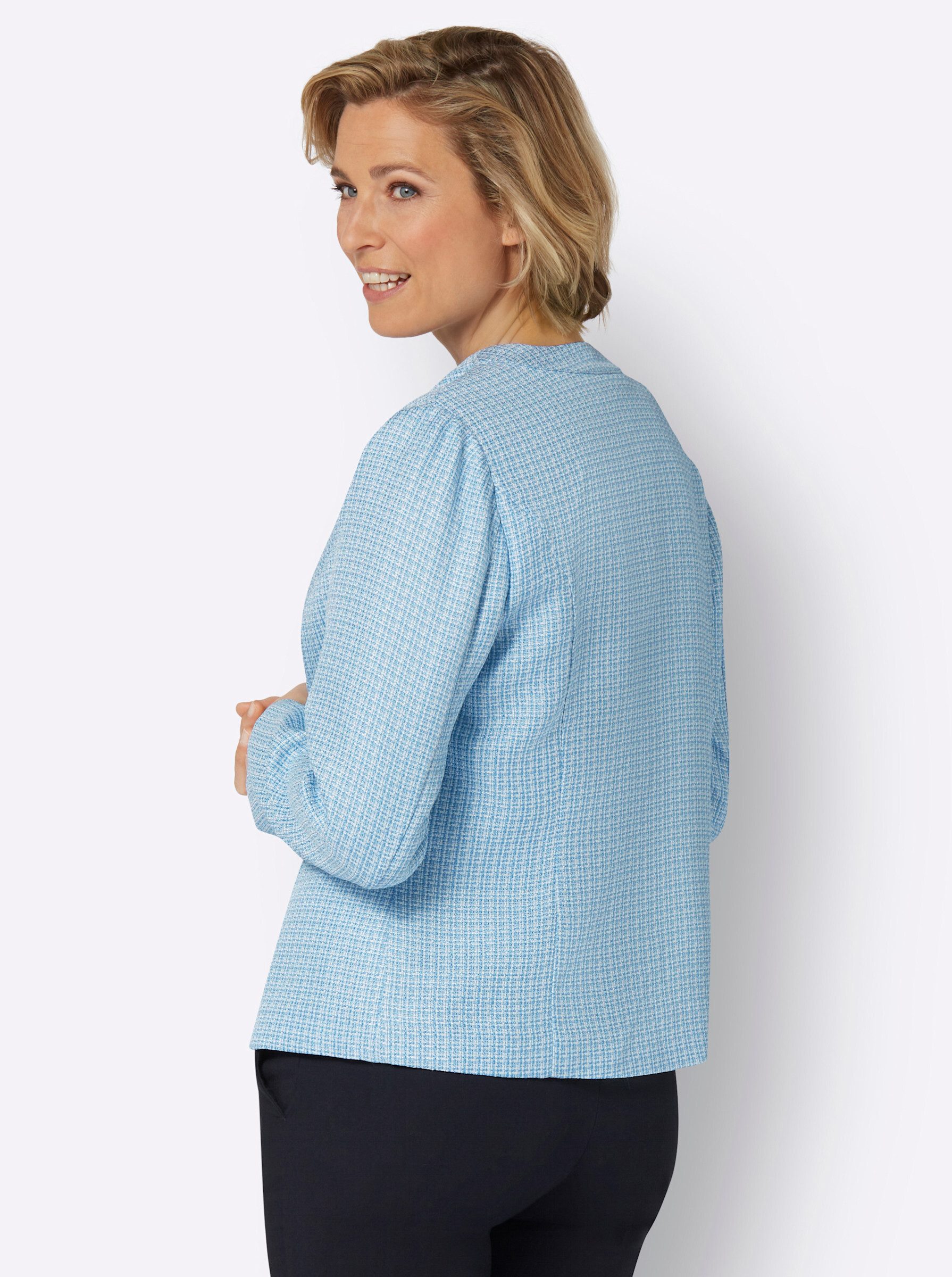 Sieh an! Blusenblazer Bouclé-Blazer günstig online kaufen