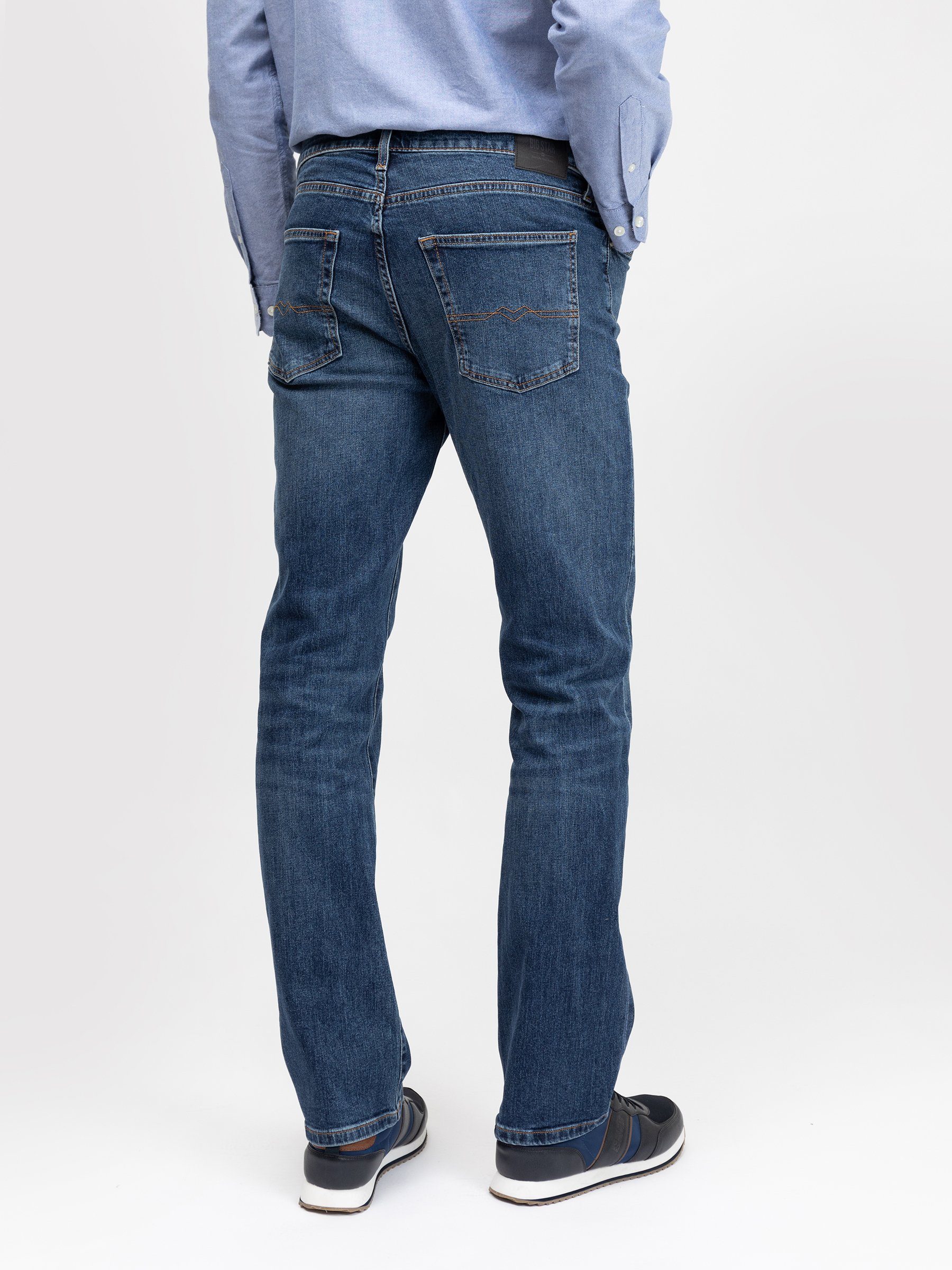 TRENT BIG blau (1-tlg) STAR Straight-Jeans